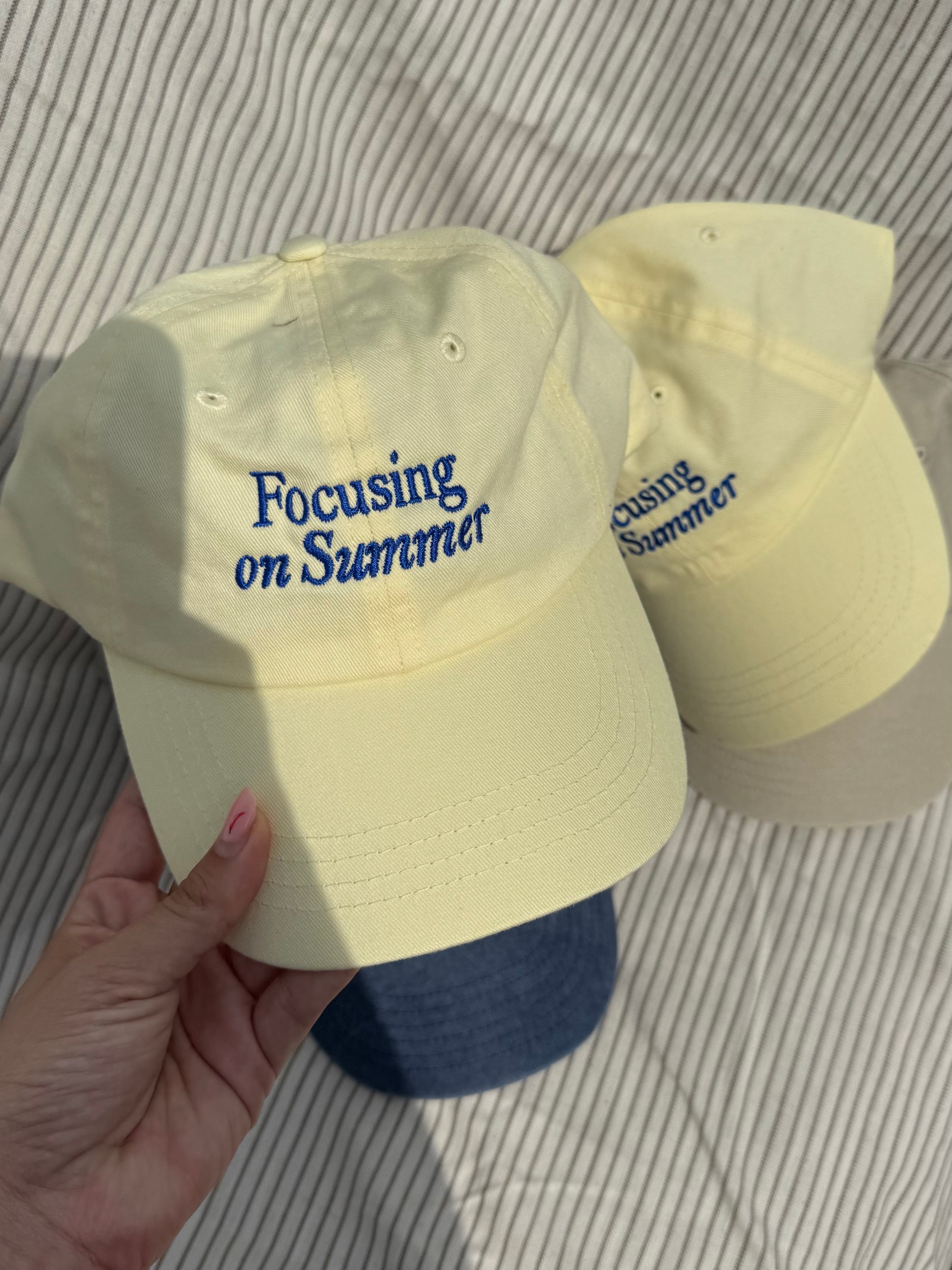 *PRE-ORDER* Focusing On Summer Baseball Cap