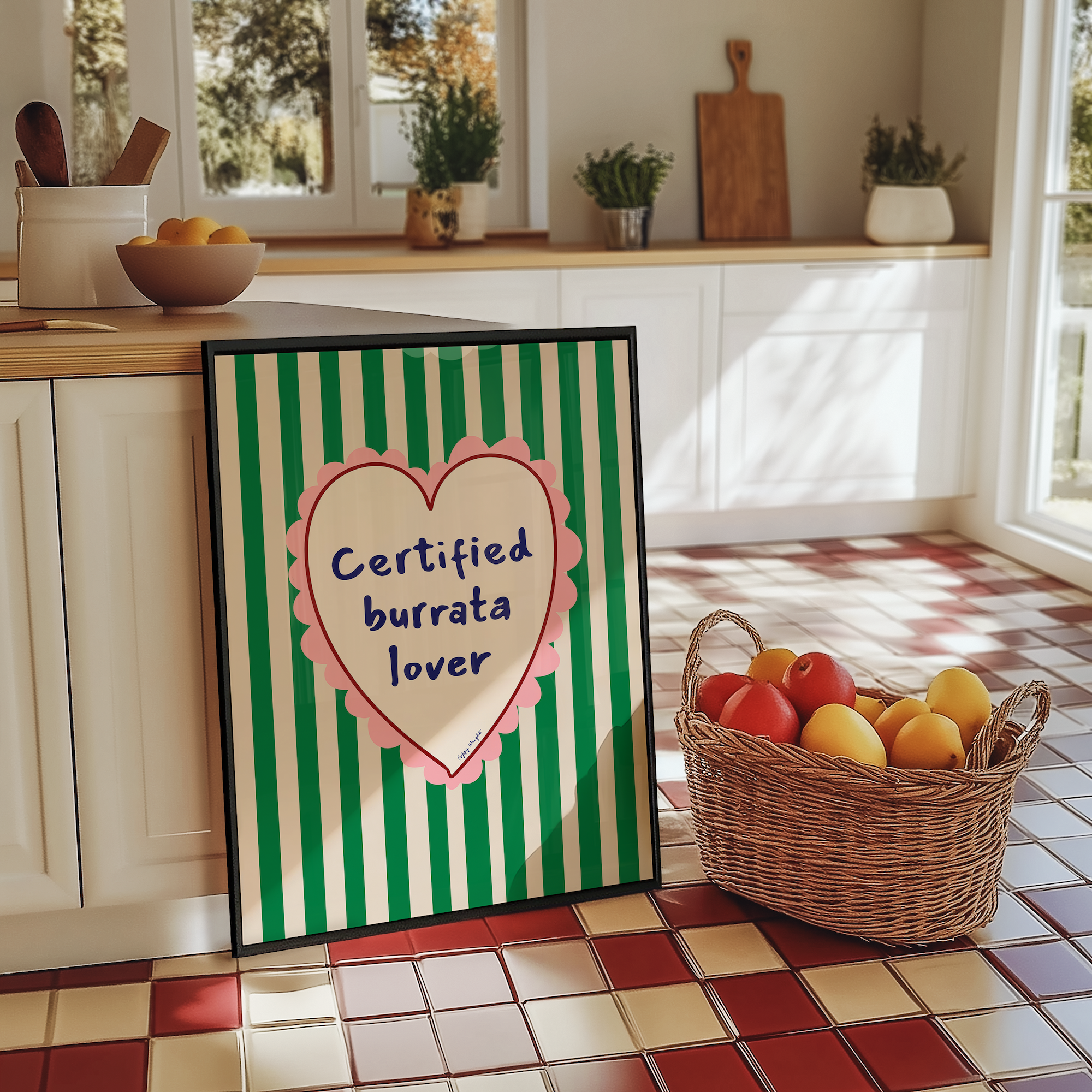 Certified Burrata Lover Print