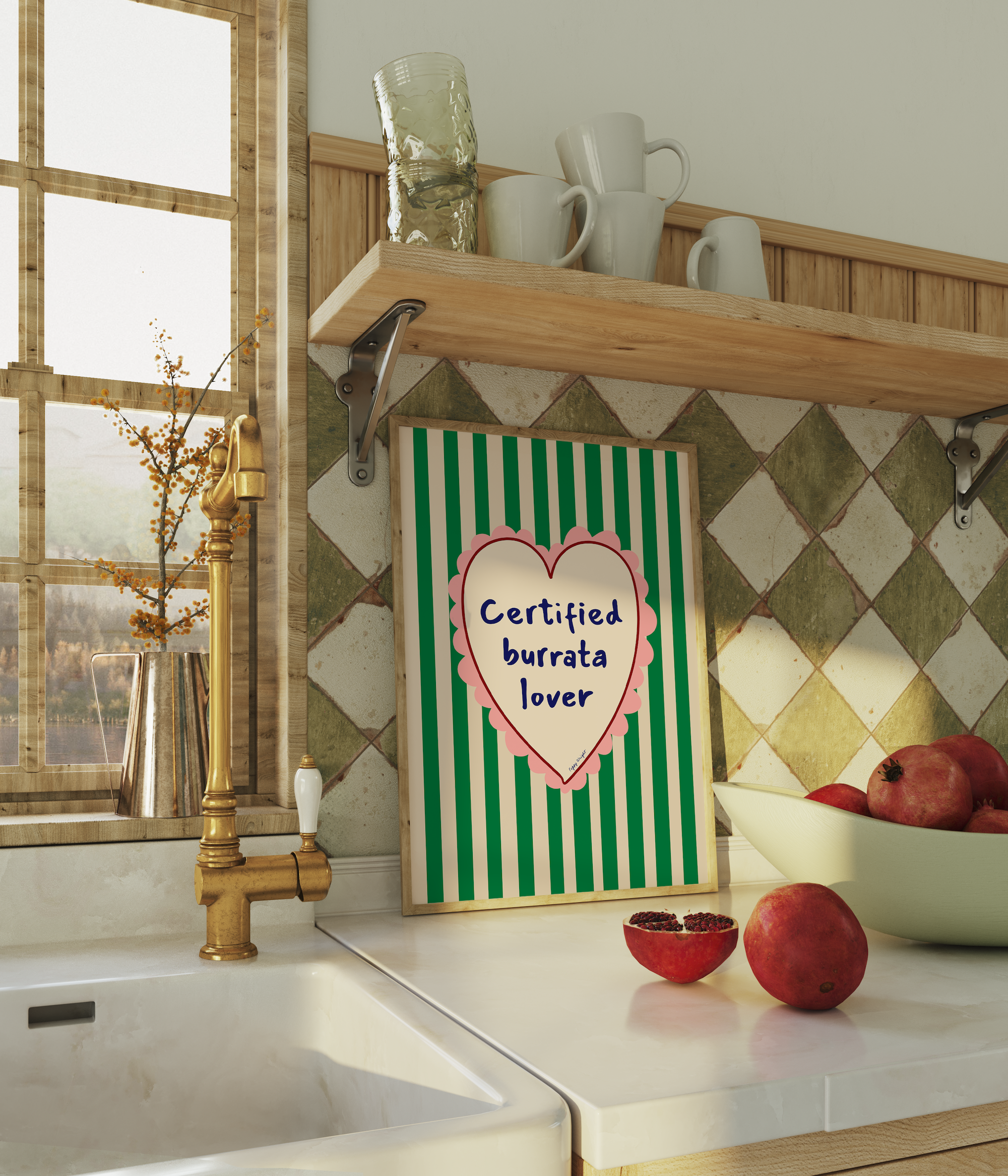 Certified Burrata Lover Print