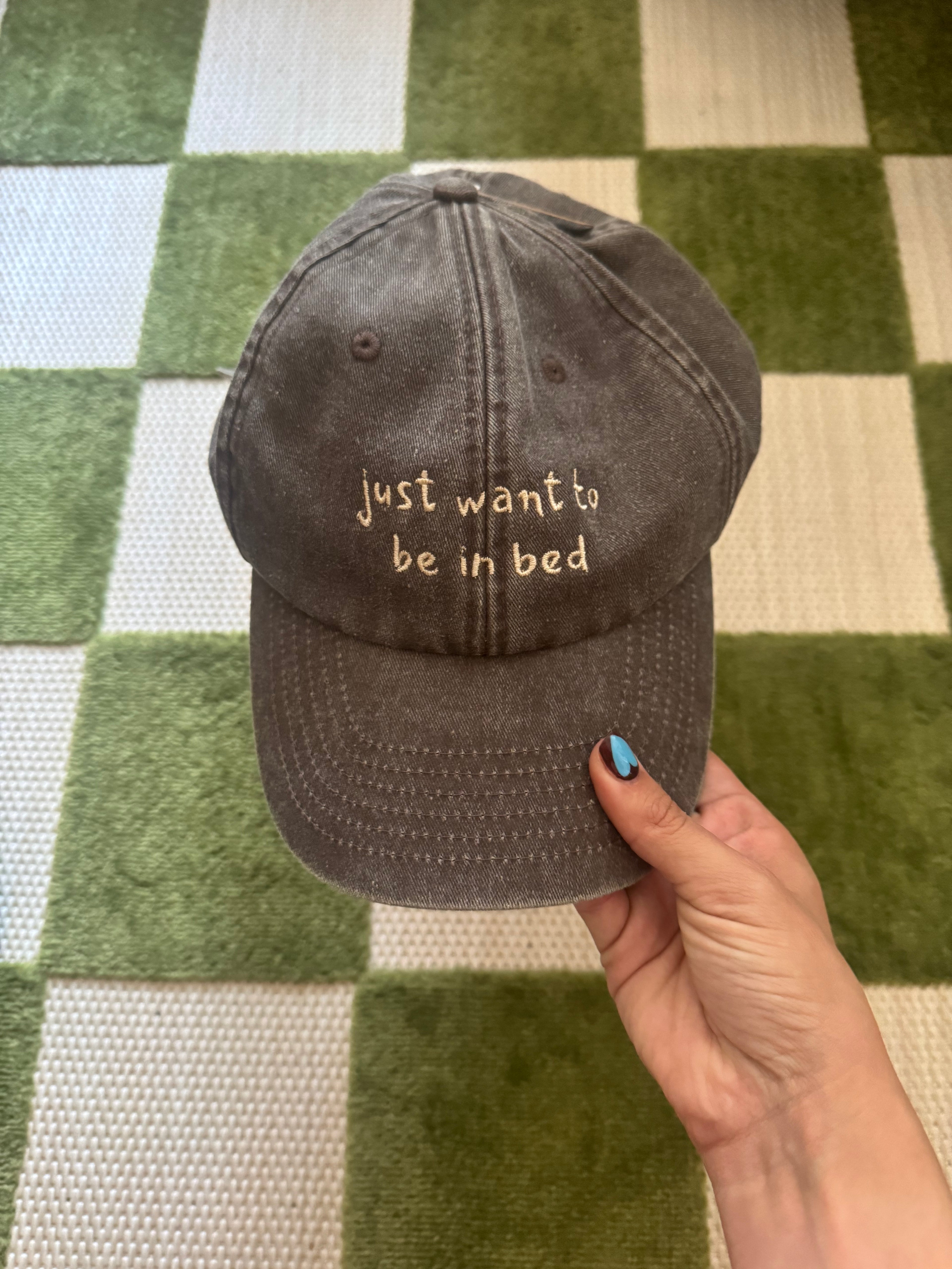 *PRE-ORDER* Just Want To Be In Bed Baseball Cap