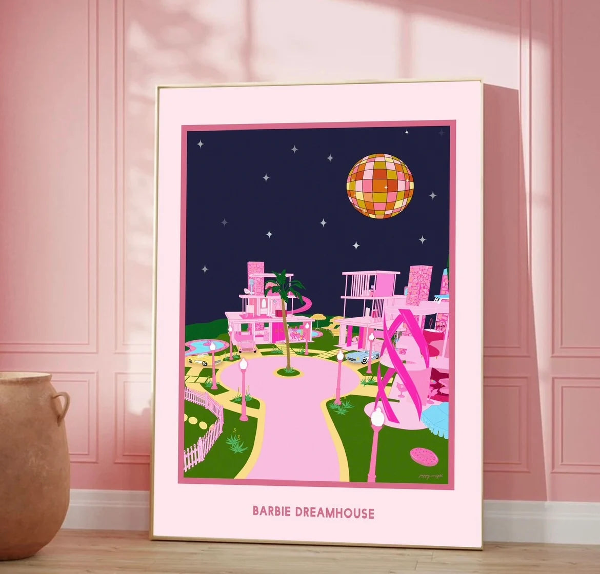 Barbie Dreamhouse Print