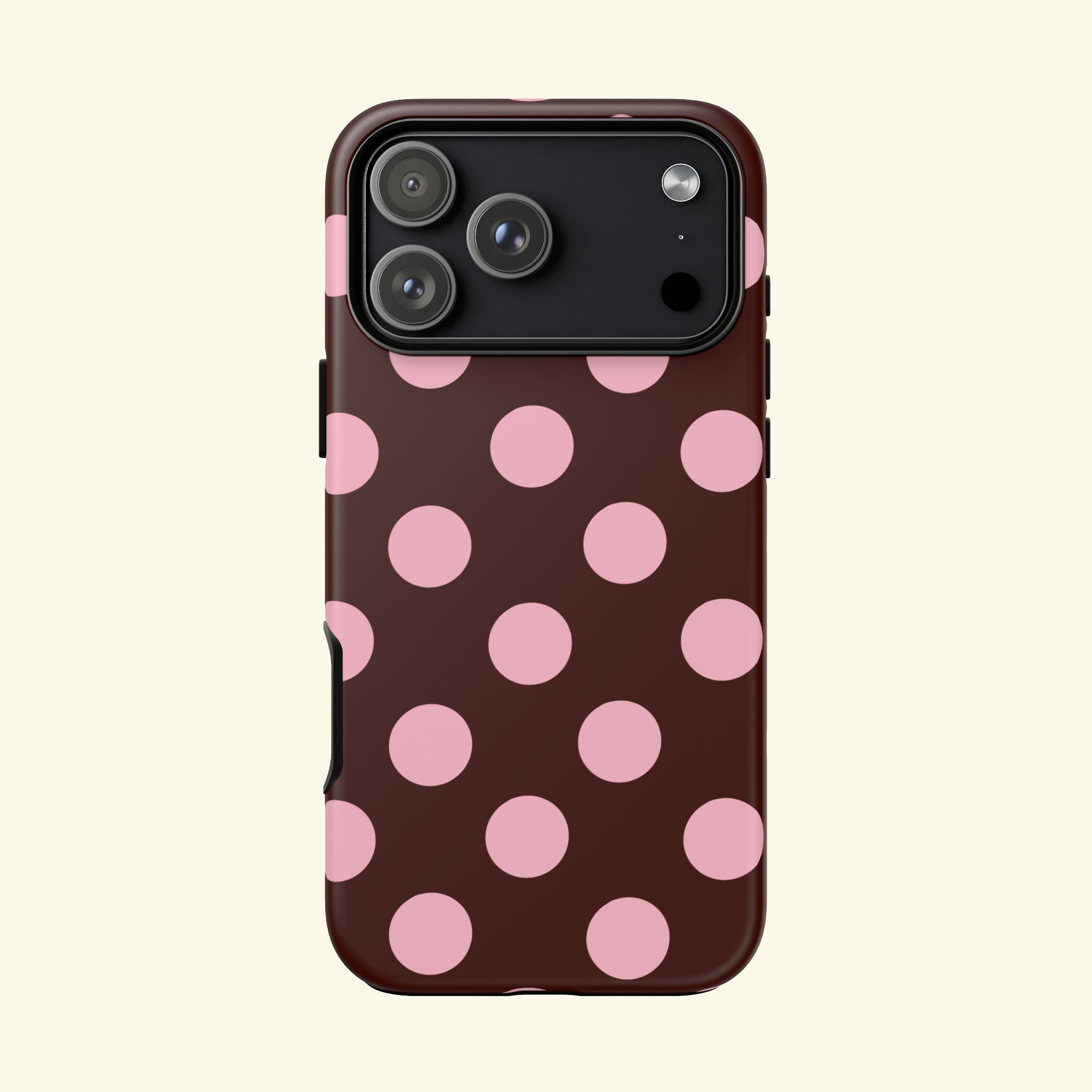 Pink & Deep Red Polka Dot Phone Case