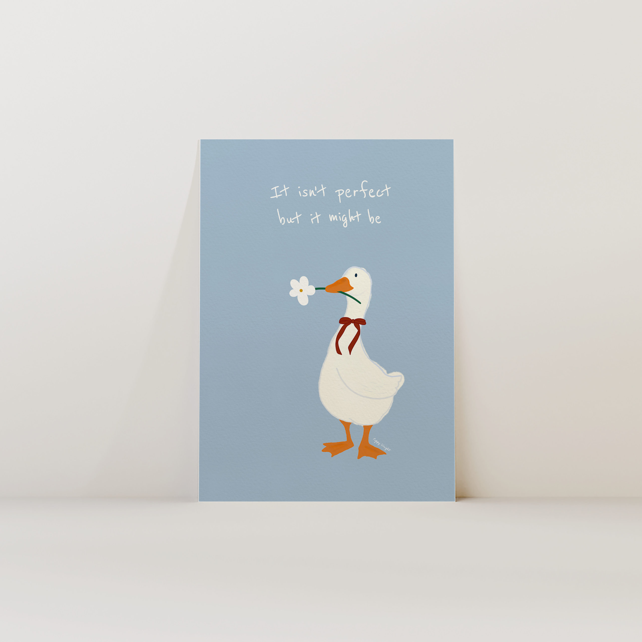 It Isn't Perfect But It Might Be Print