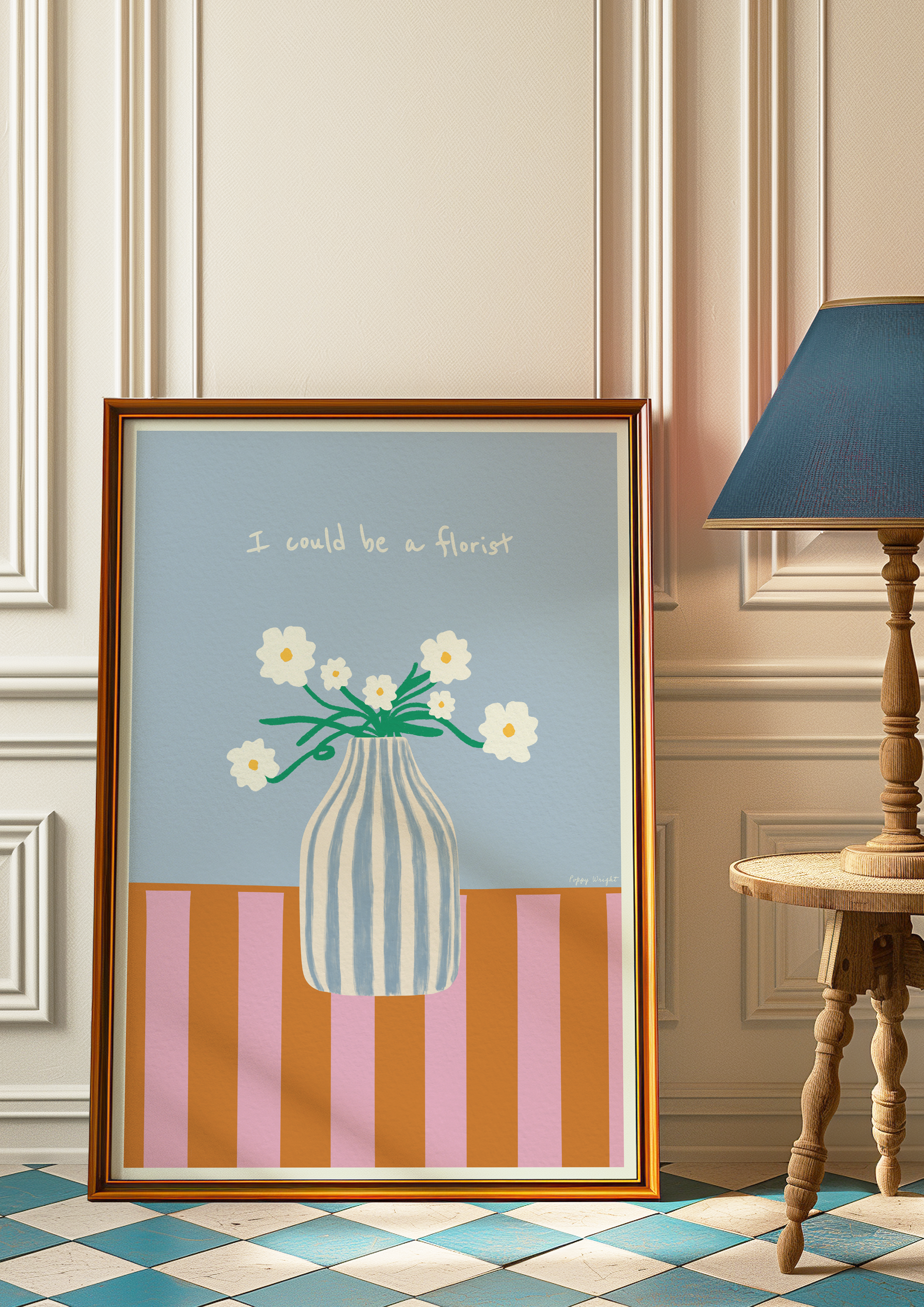 I Could Be A Florist Print