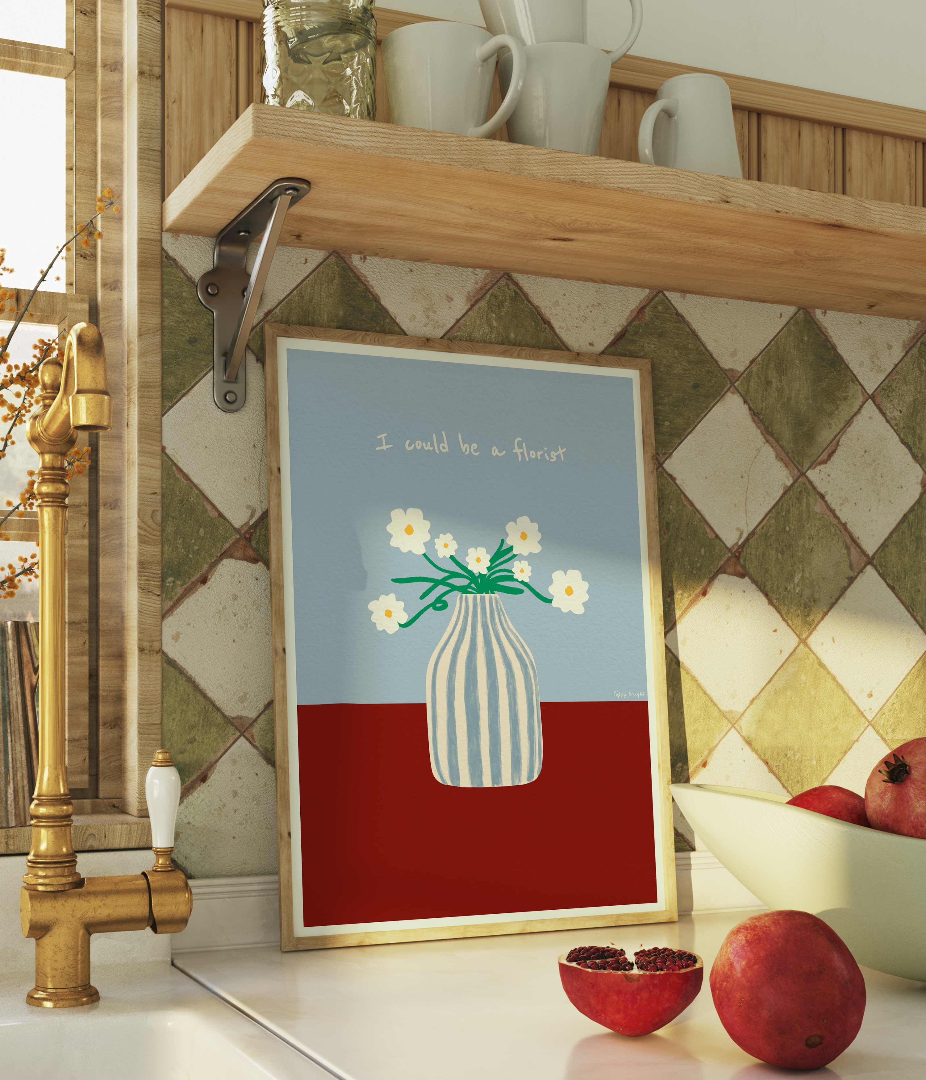 I Could Be A Florist Print