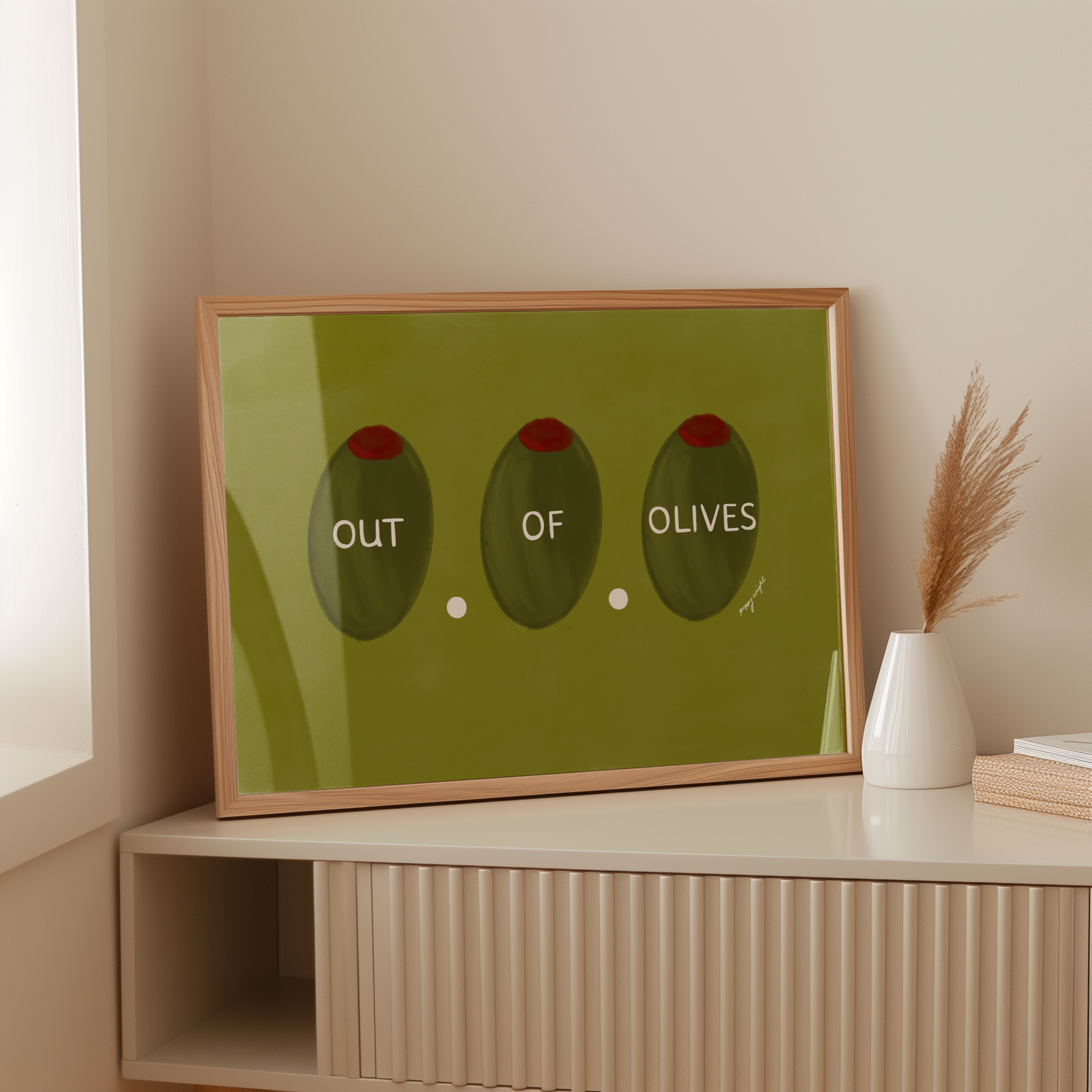 Out Of Olives Print