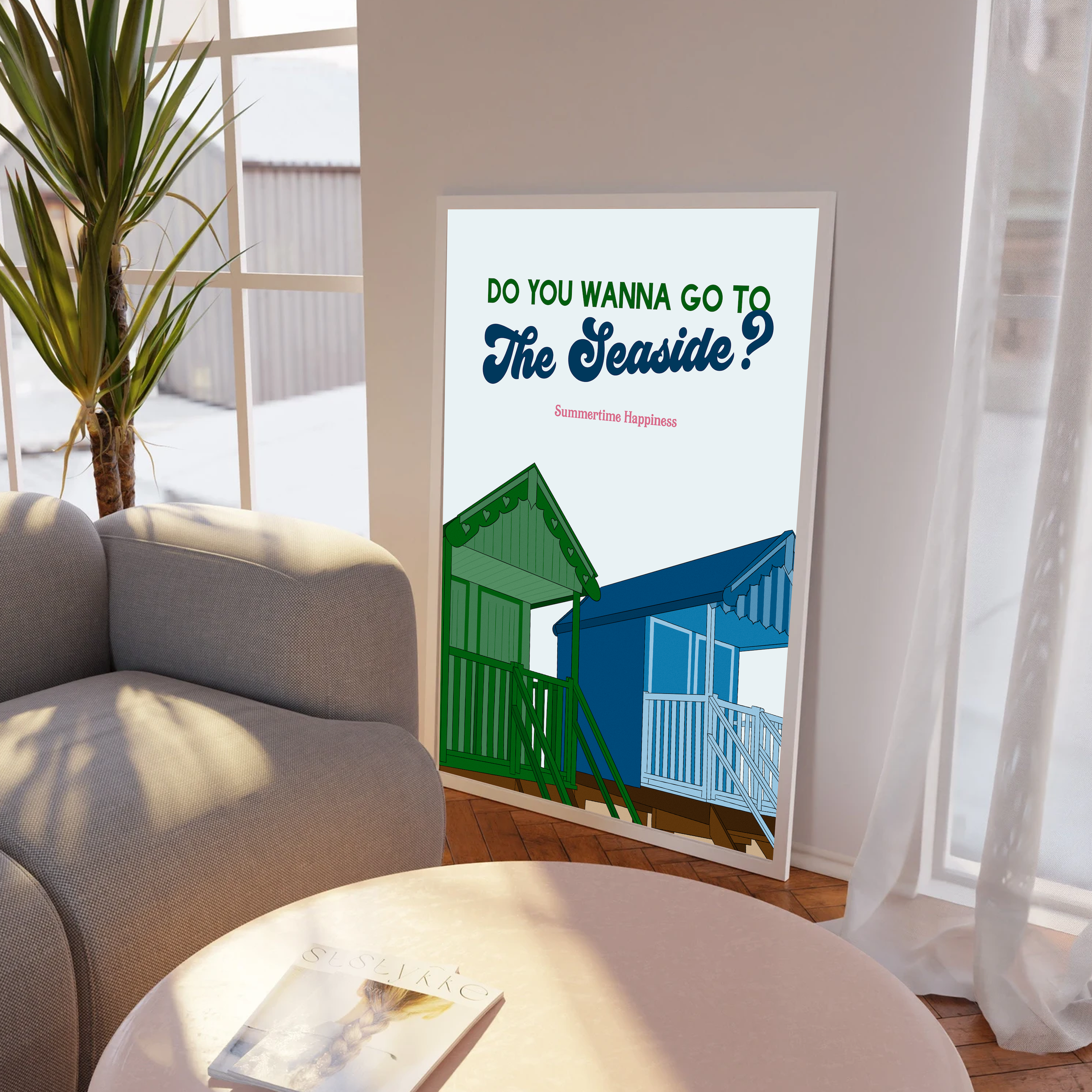 Do You Wanna Go To The Seaside? Print