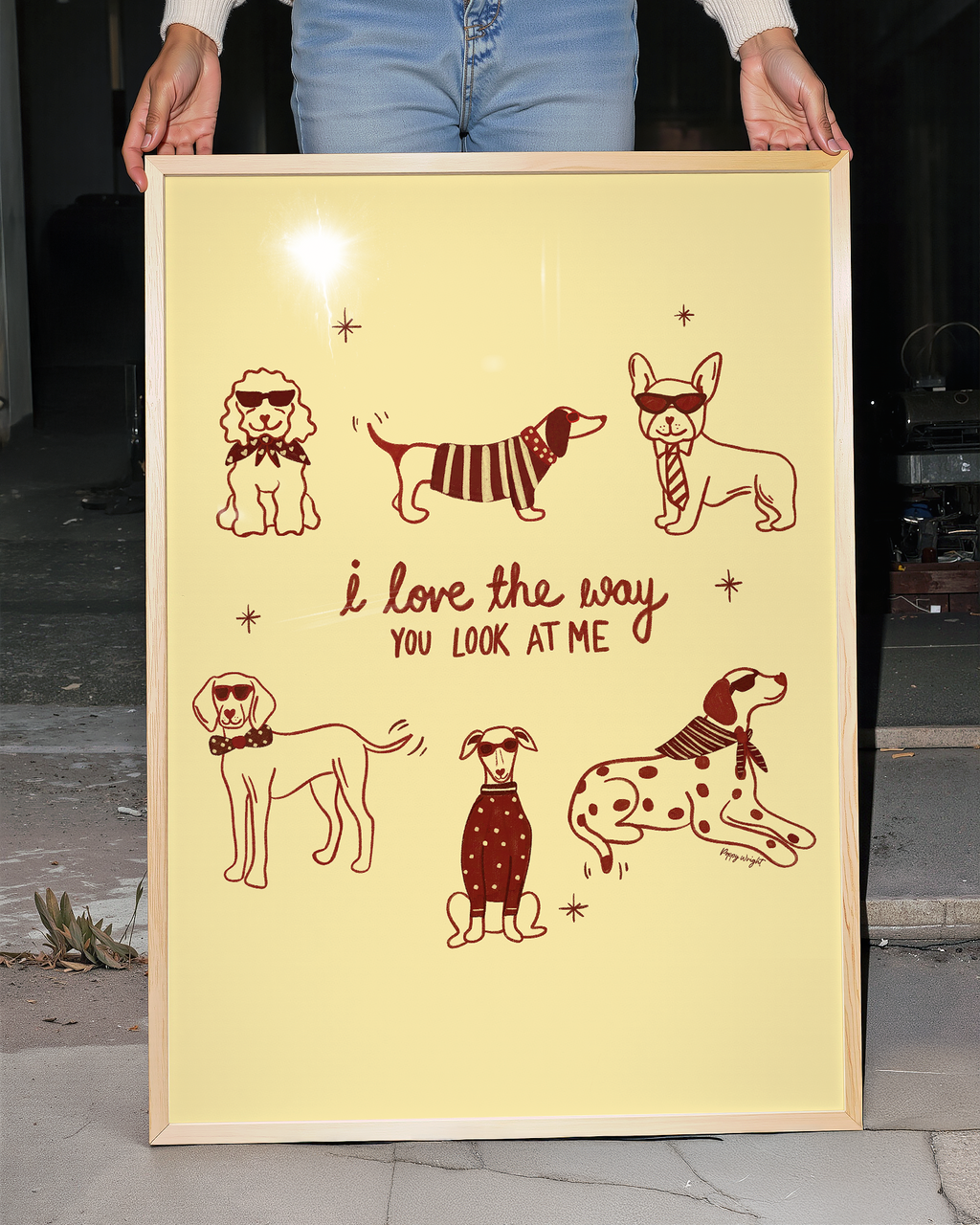 Love The Way You Look At Me Print