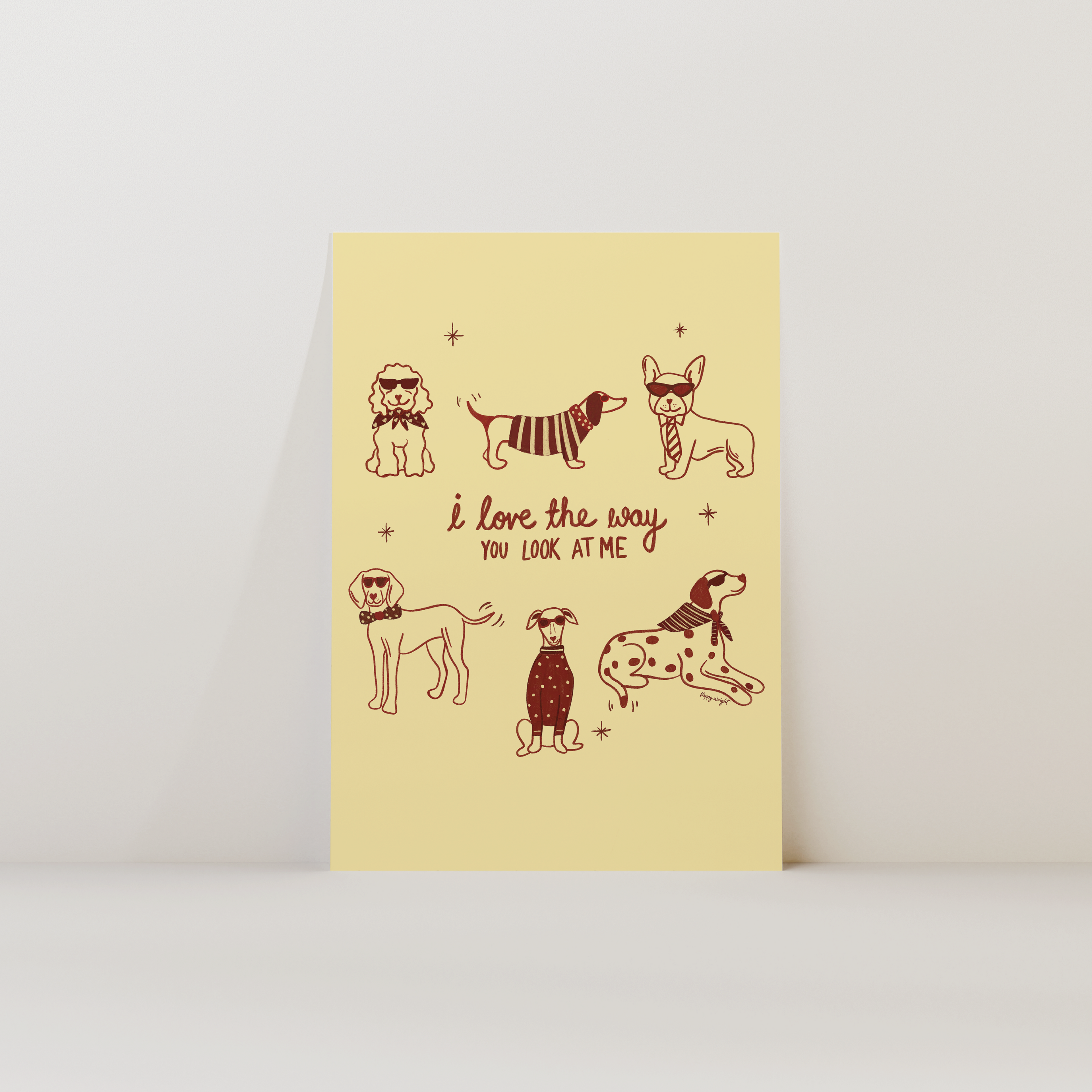 Love The Way You Look At Me Print