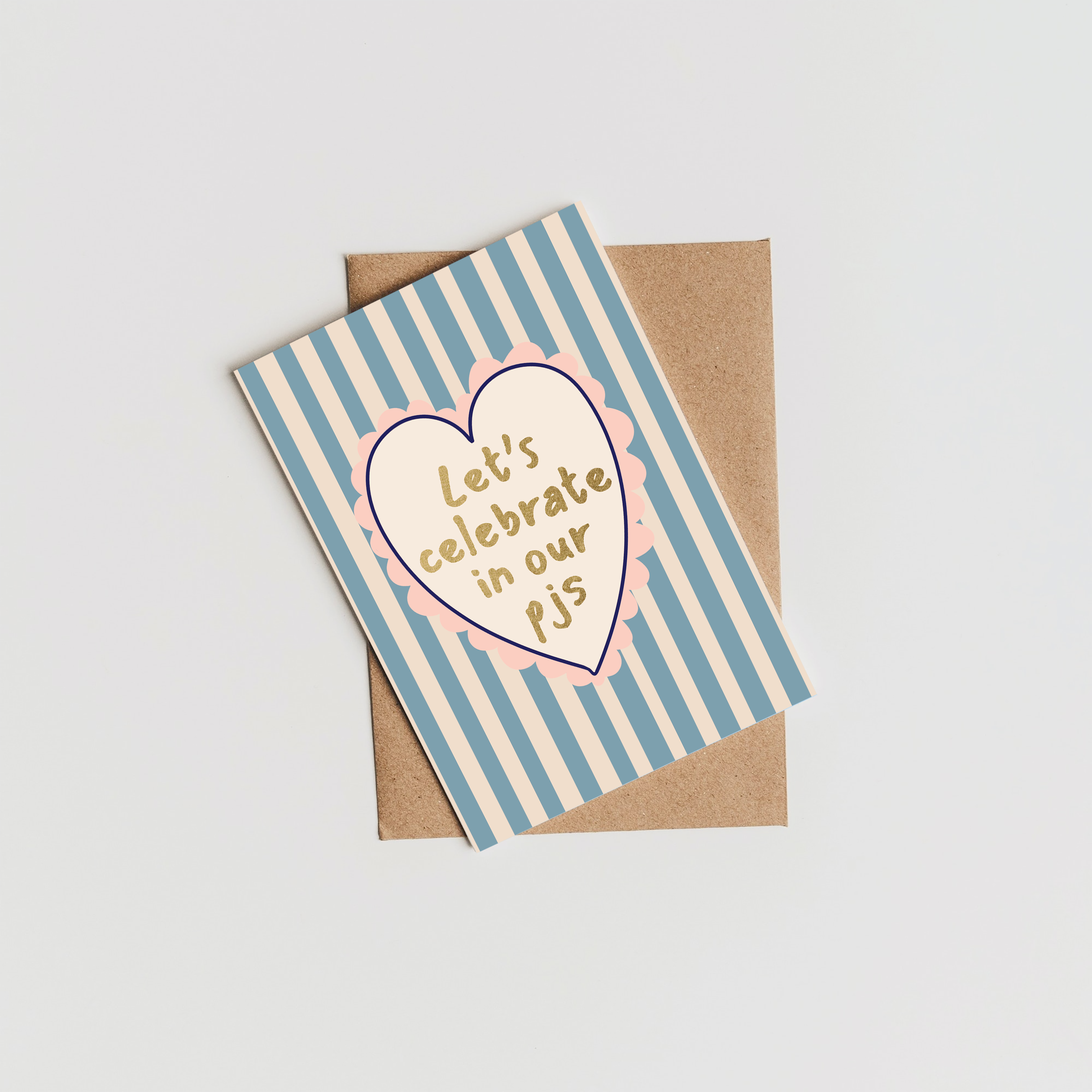 Let's Celebrate in PJs Card