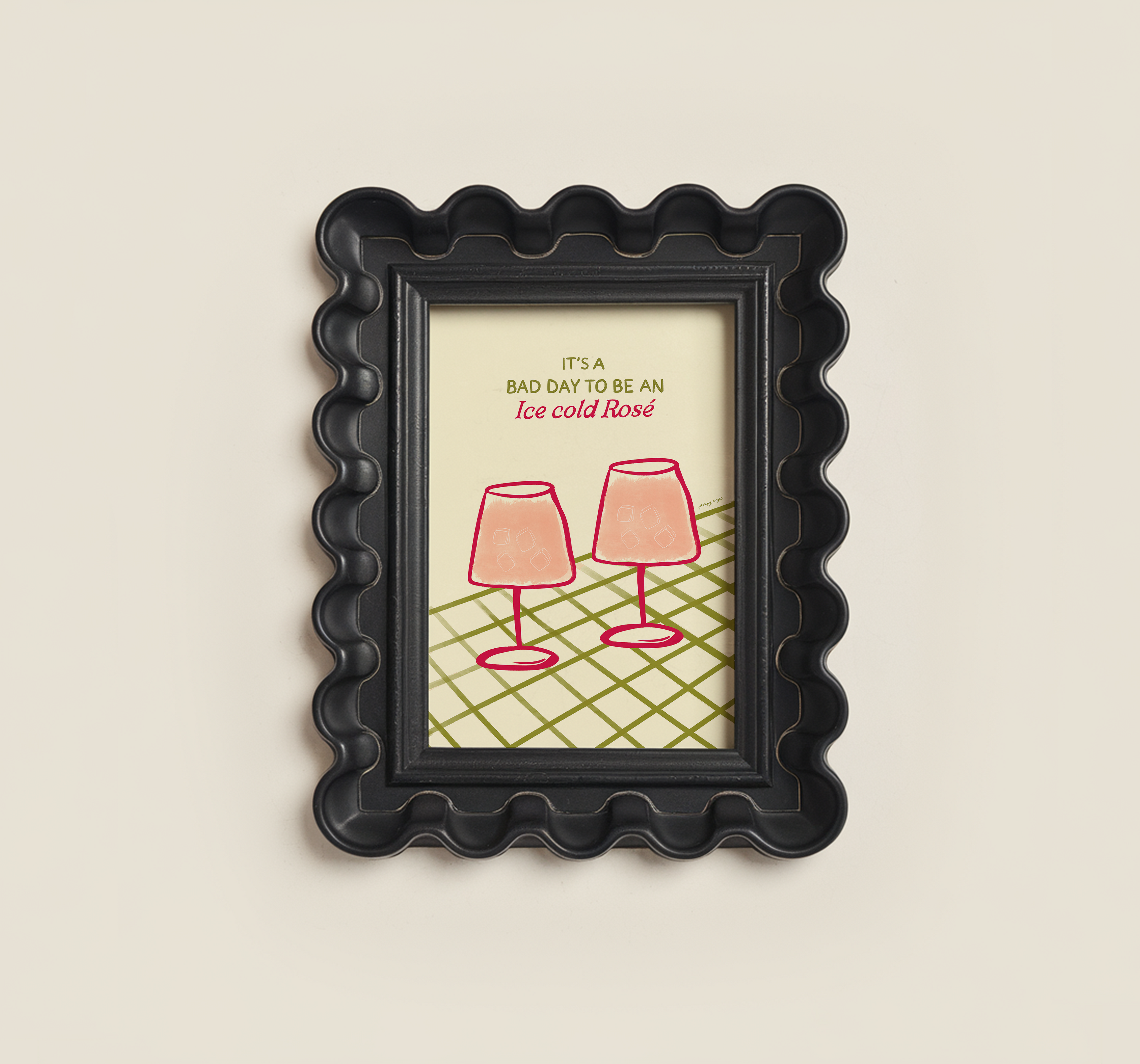 Bad Day To Be An Ice Cold Rose Print