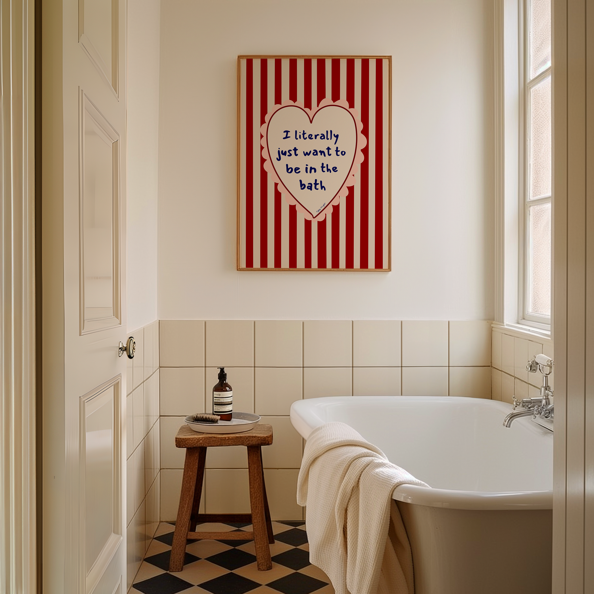 Just Want To Be In The Bath Print