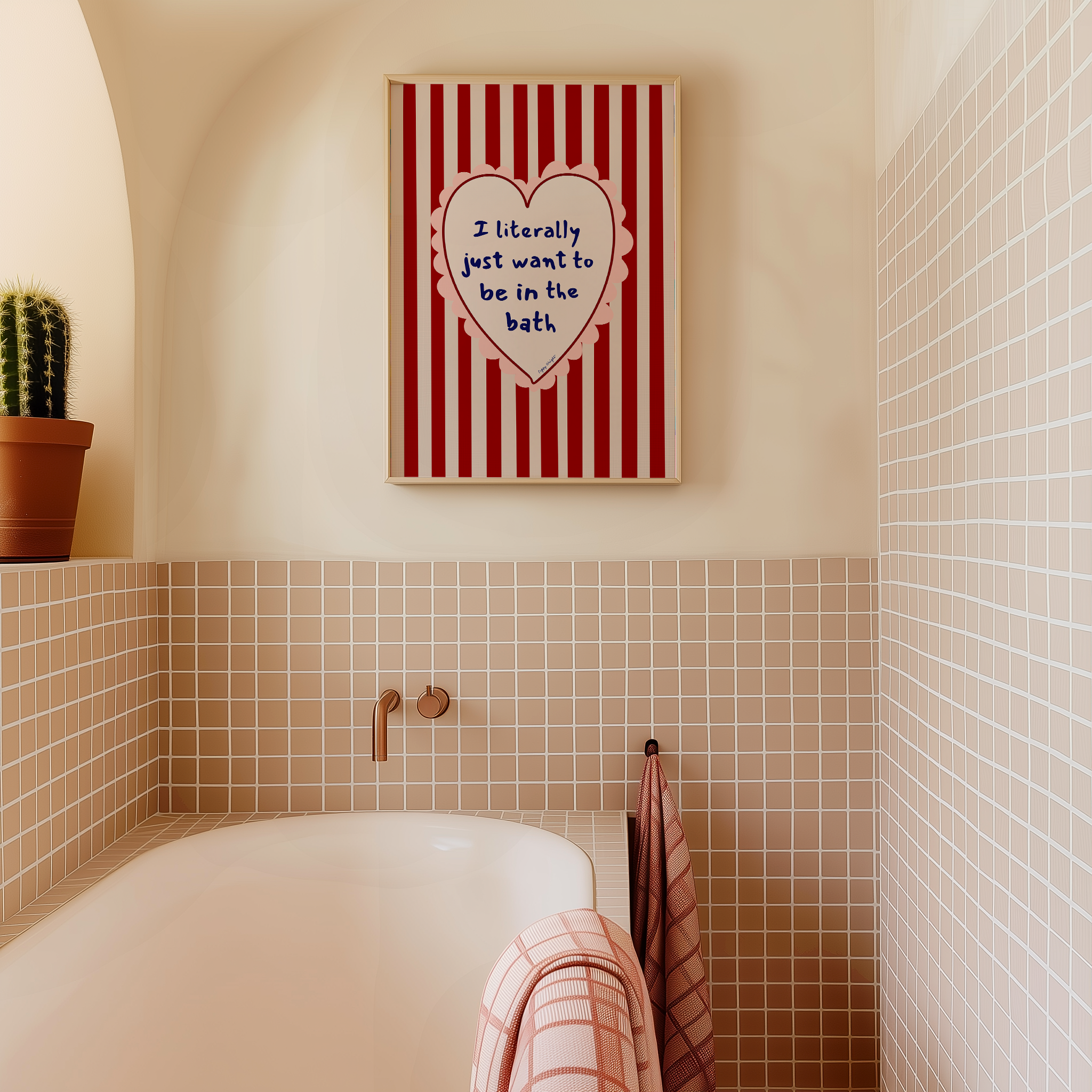 Just Want To Be In The Bath Print