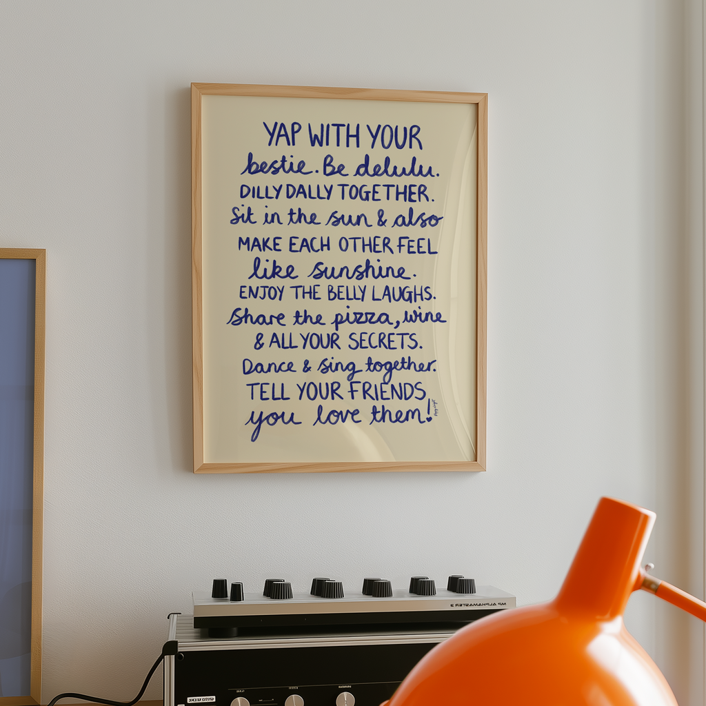 Bestie Manifestation Print