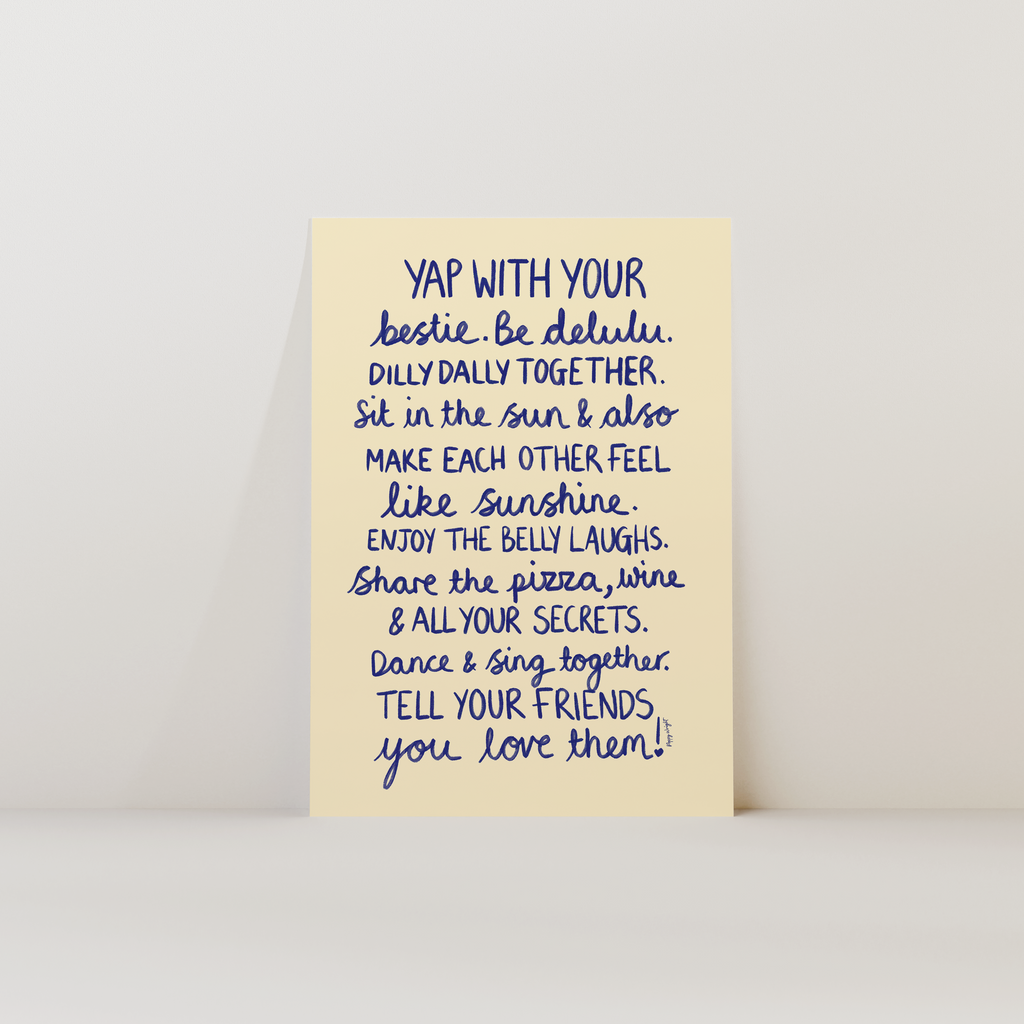 Bestie Manifestation Print