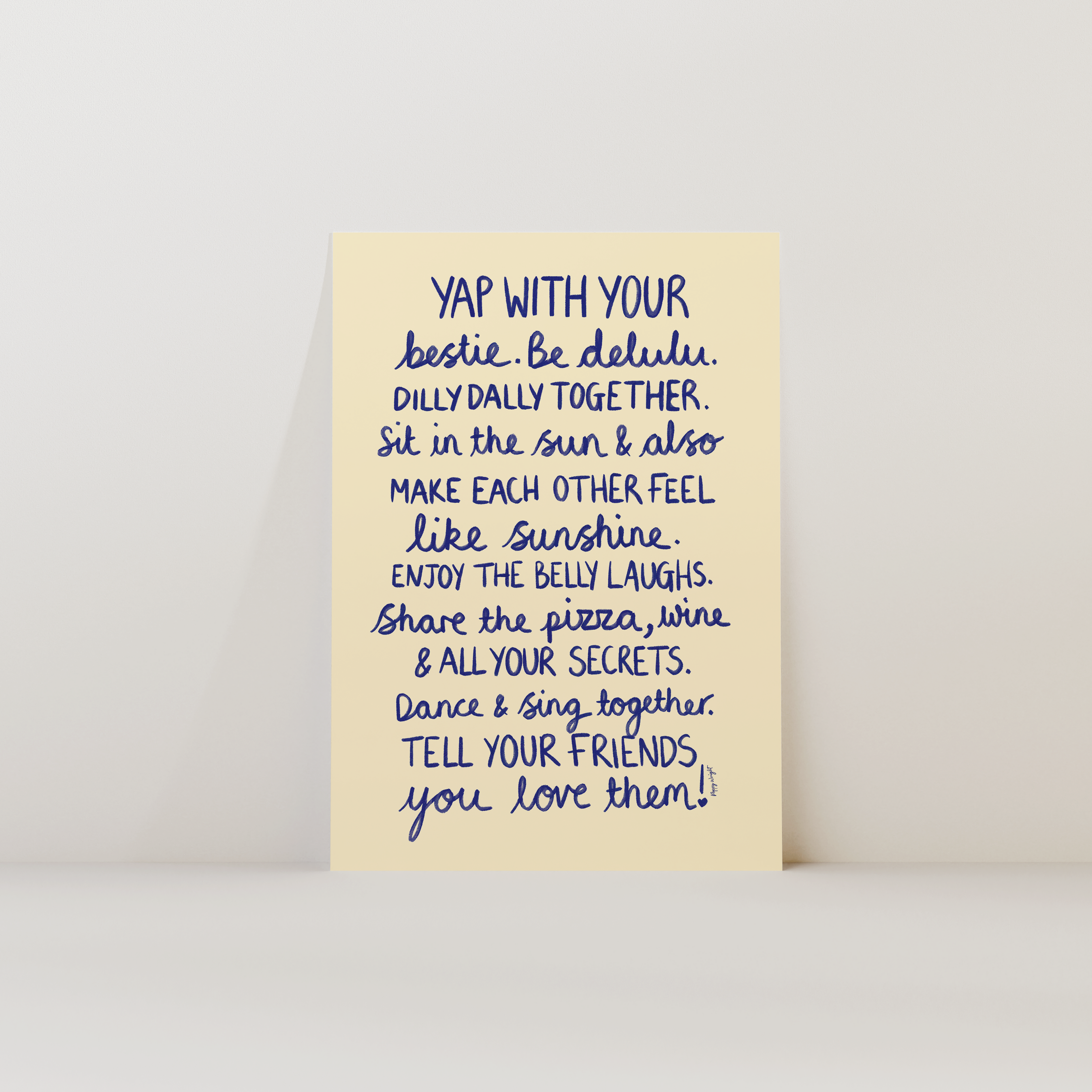 Bestie Manifestation Print