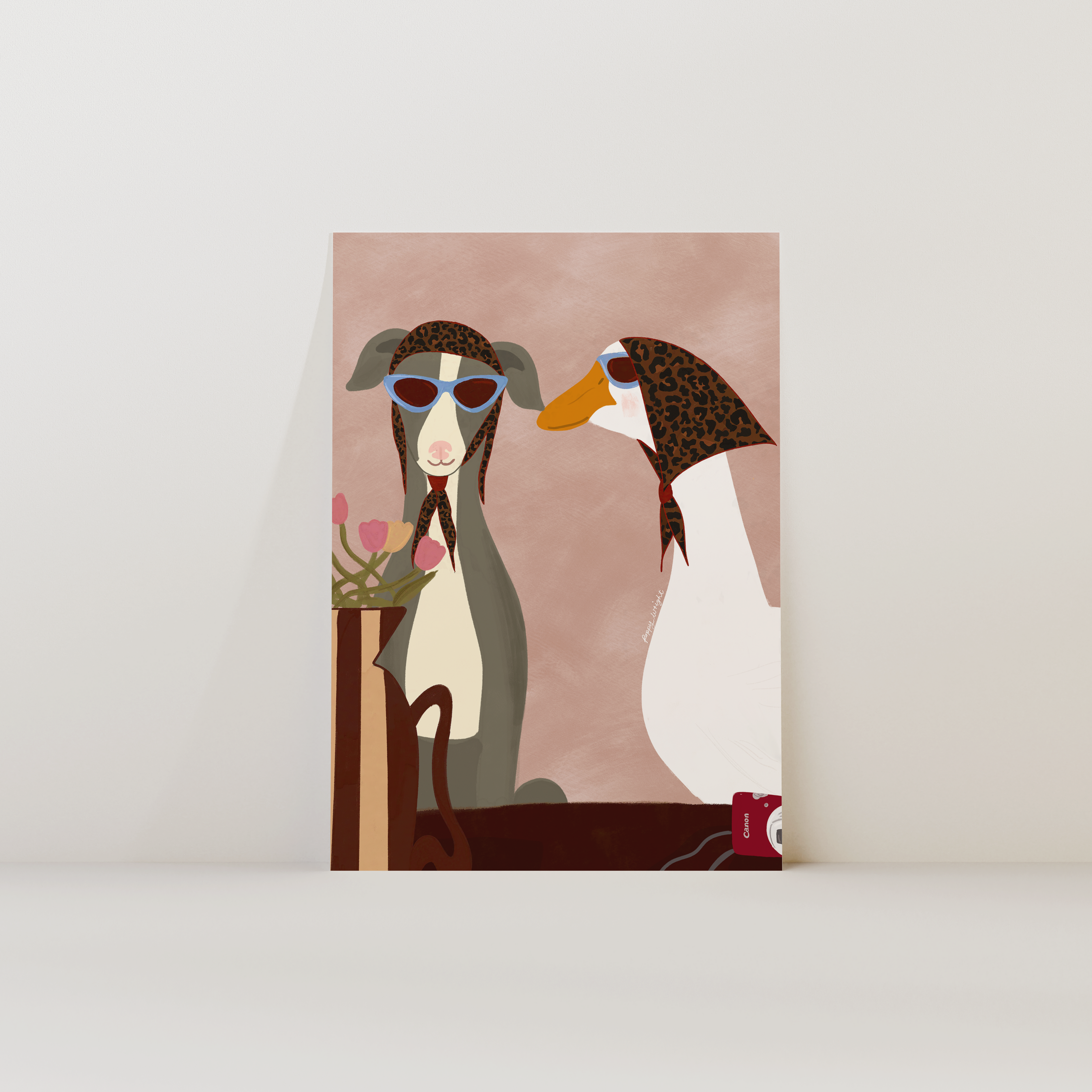 Besties in Leopard Print