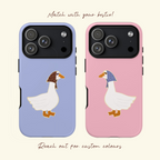 Pink Silly Goose Phone Case