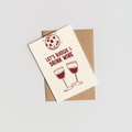 Let's Boogie & Drink Wine Card