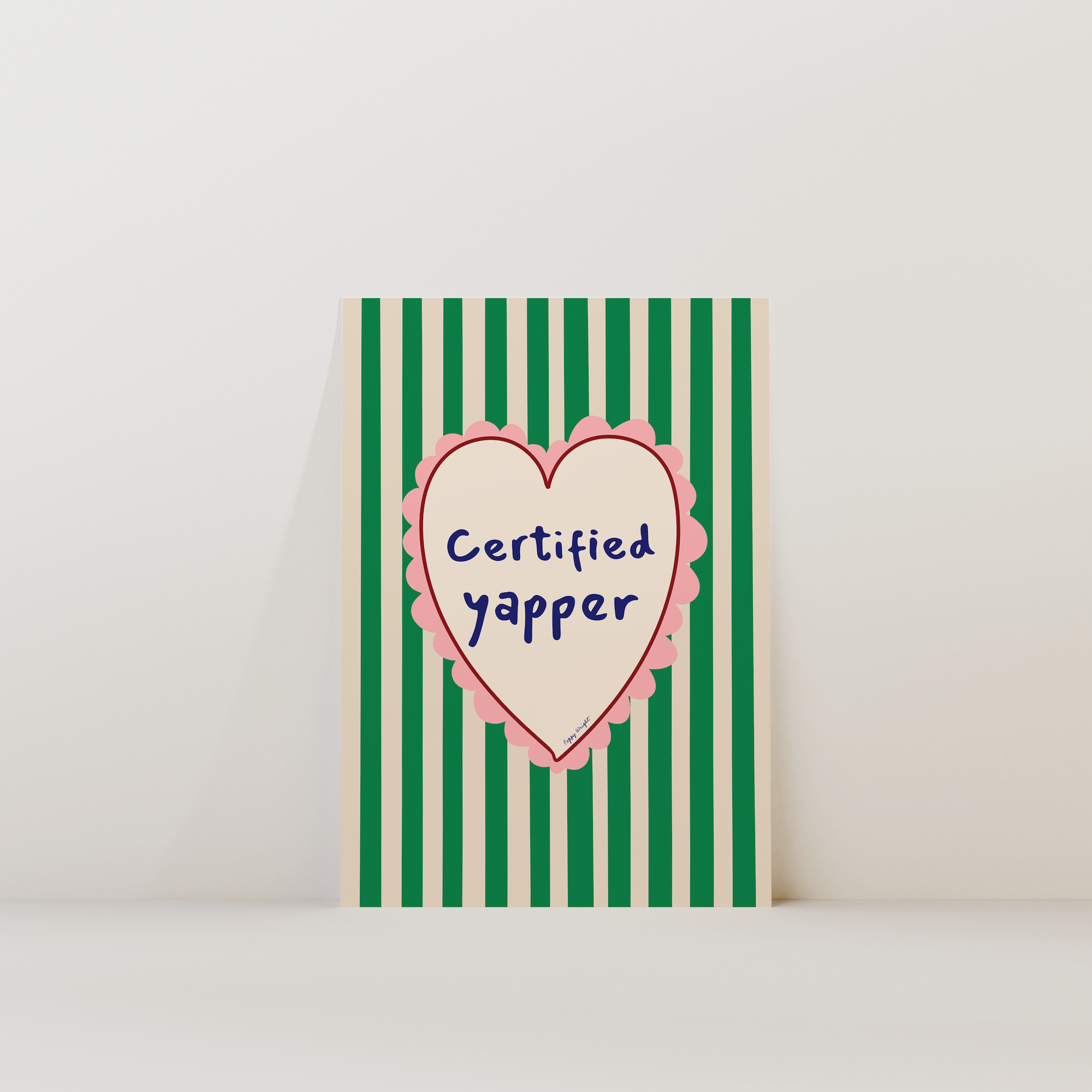 Certified Yapper Print