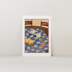 Here For The Cheese & Wine Print