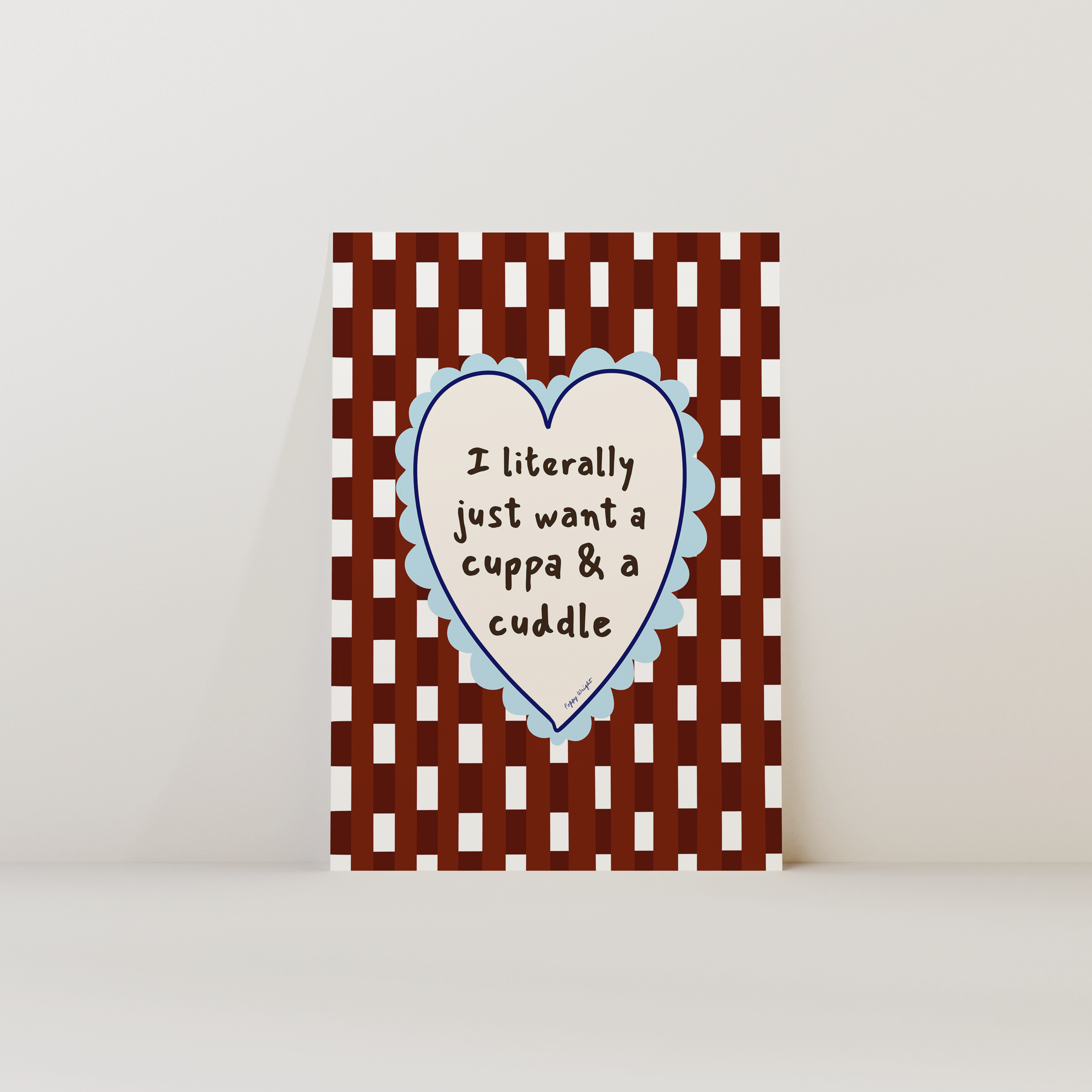 Cuppa & A Cuddle Print