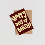 Happy Day Of Birth Card
