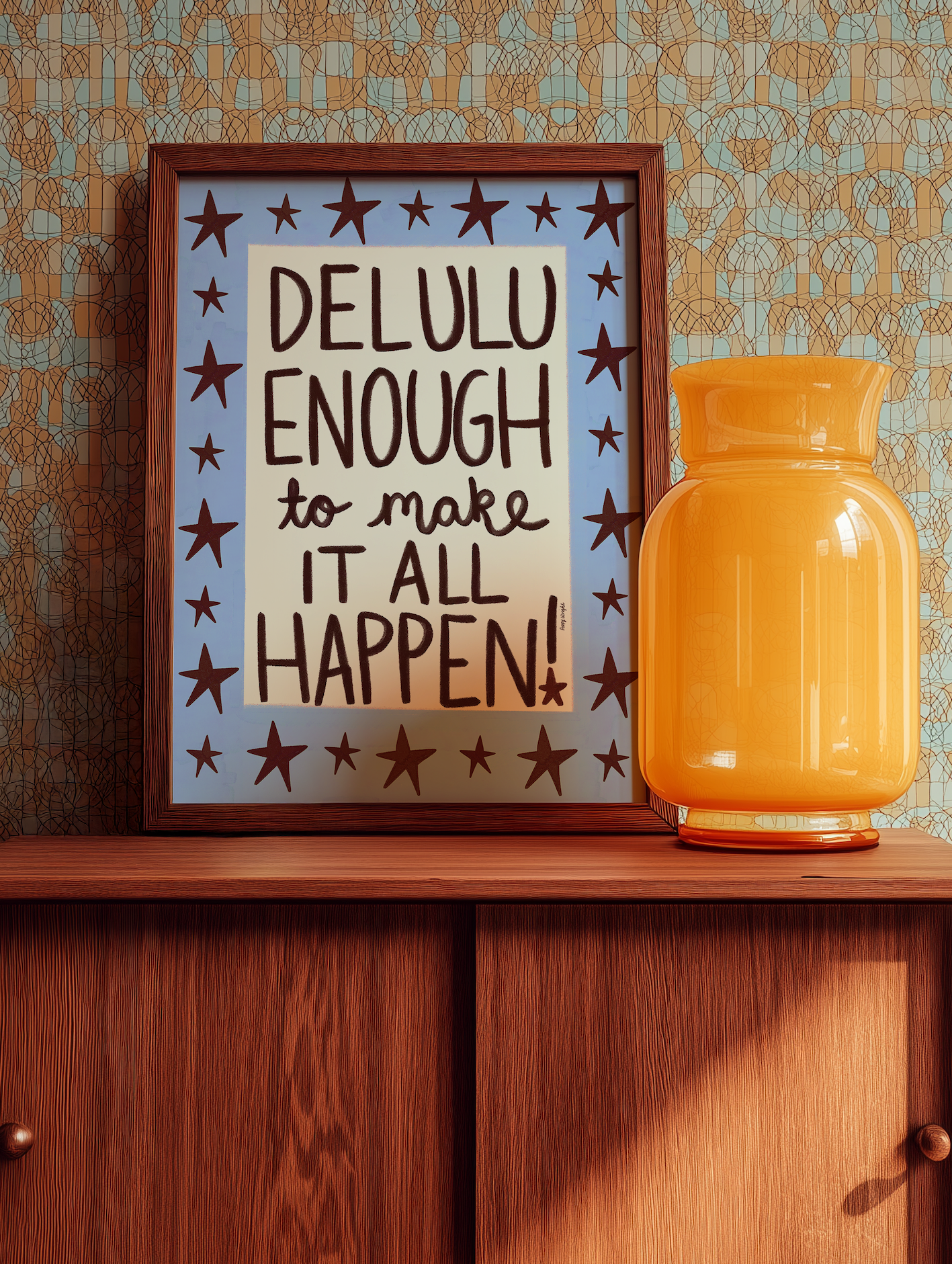 Delulu Enough Print