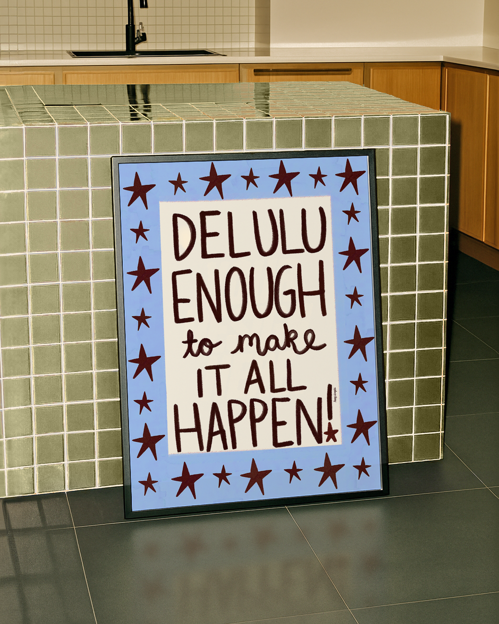 Delulu Enough Print
