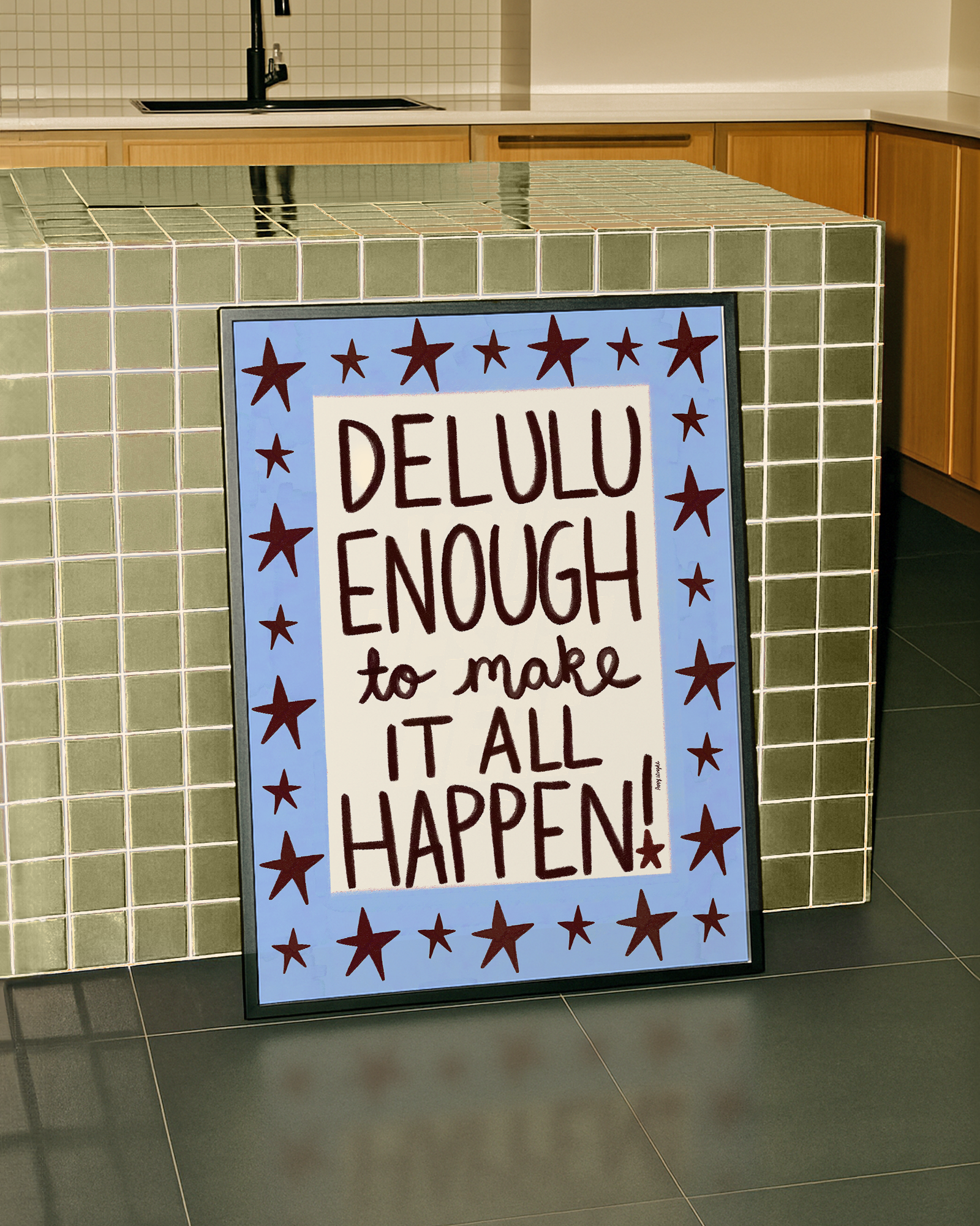 Delulu Enough Print