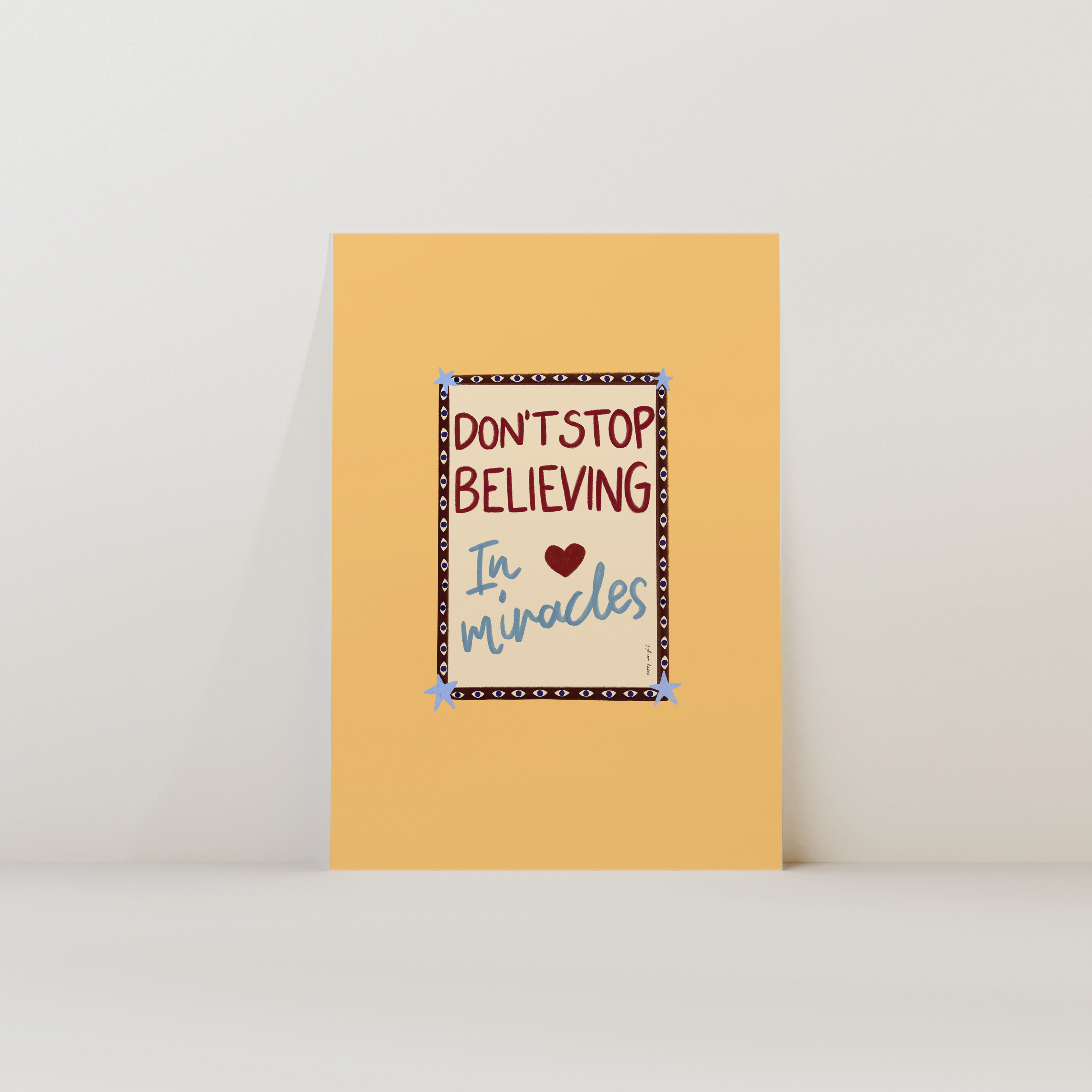 Don't Stop Believing Print