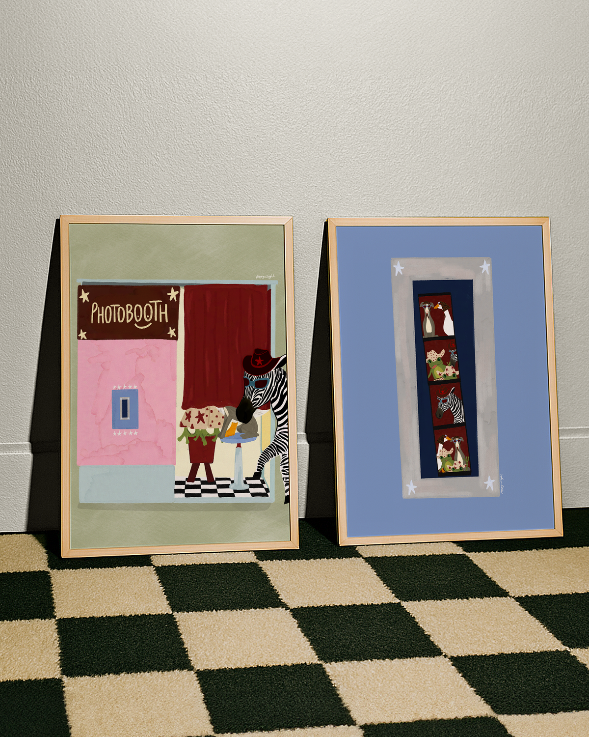 Besties In The Booth Print