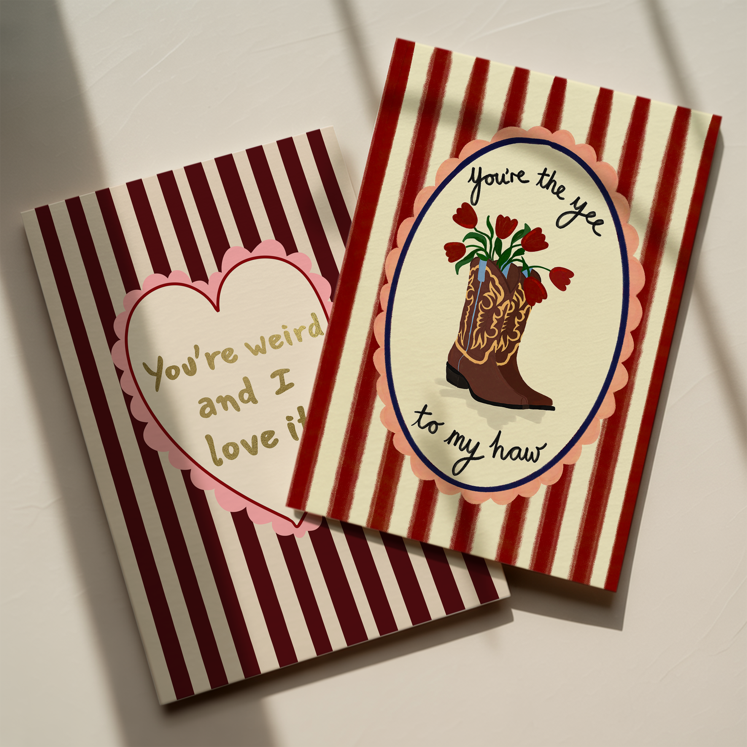 You're Weird & I Love It Card