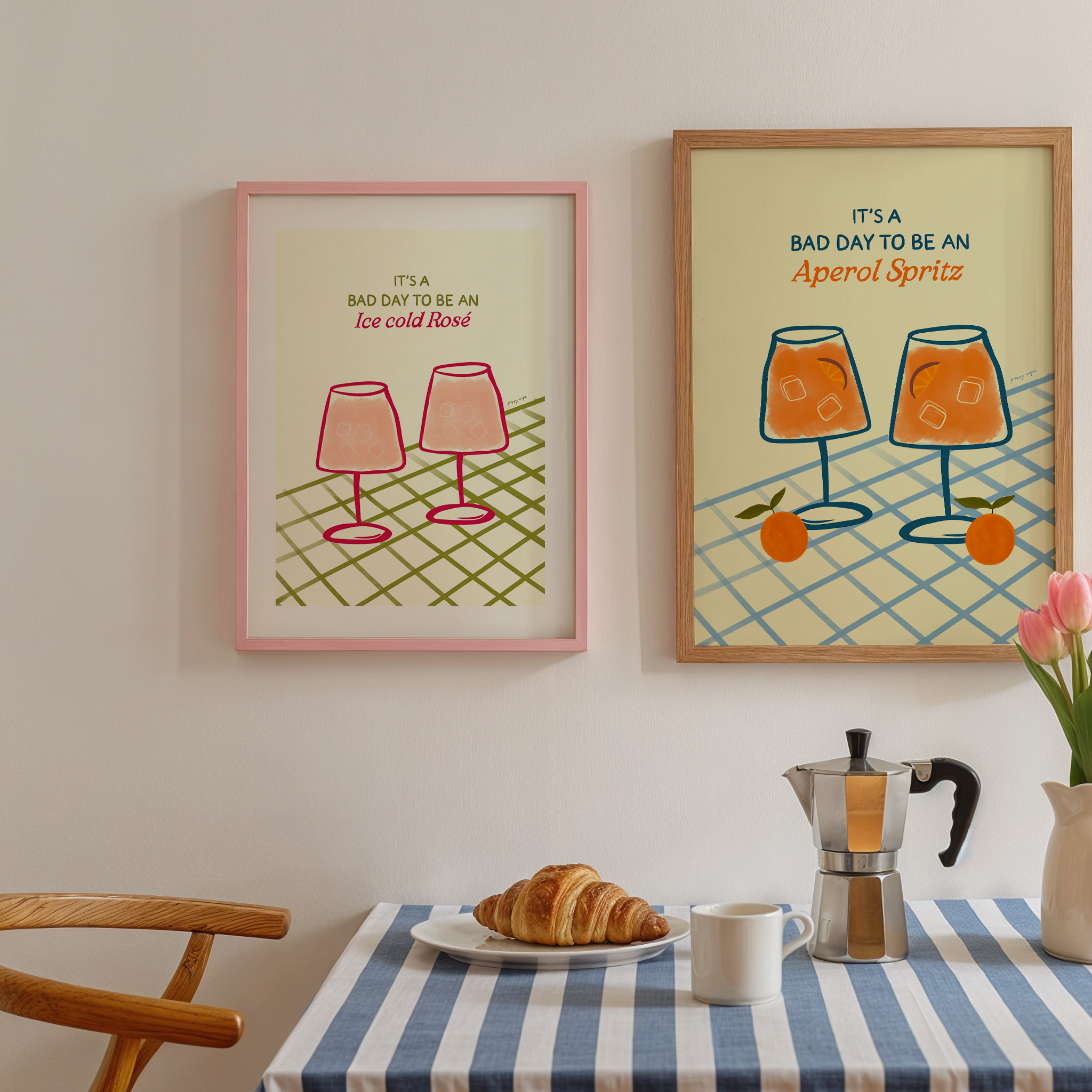 Bad Day To Be An Aperol Spritz Print