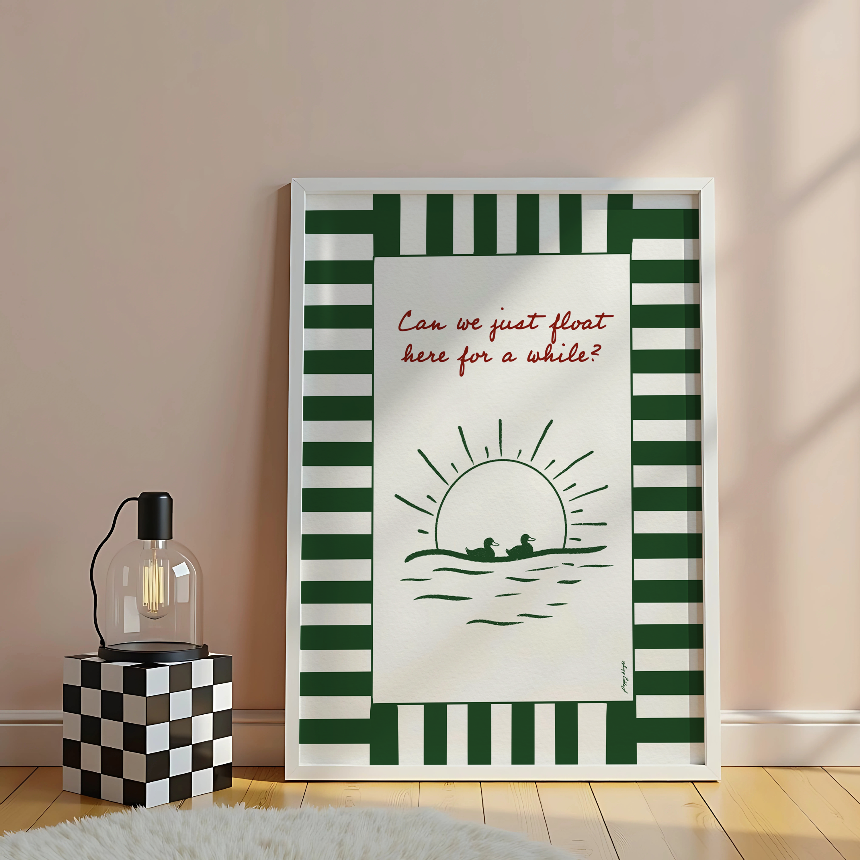Float Print – Poppy Illustrates