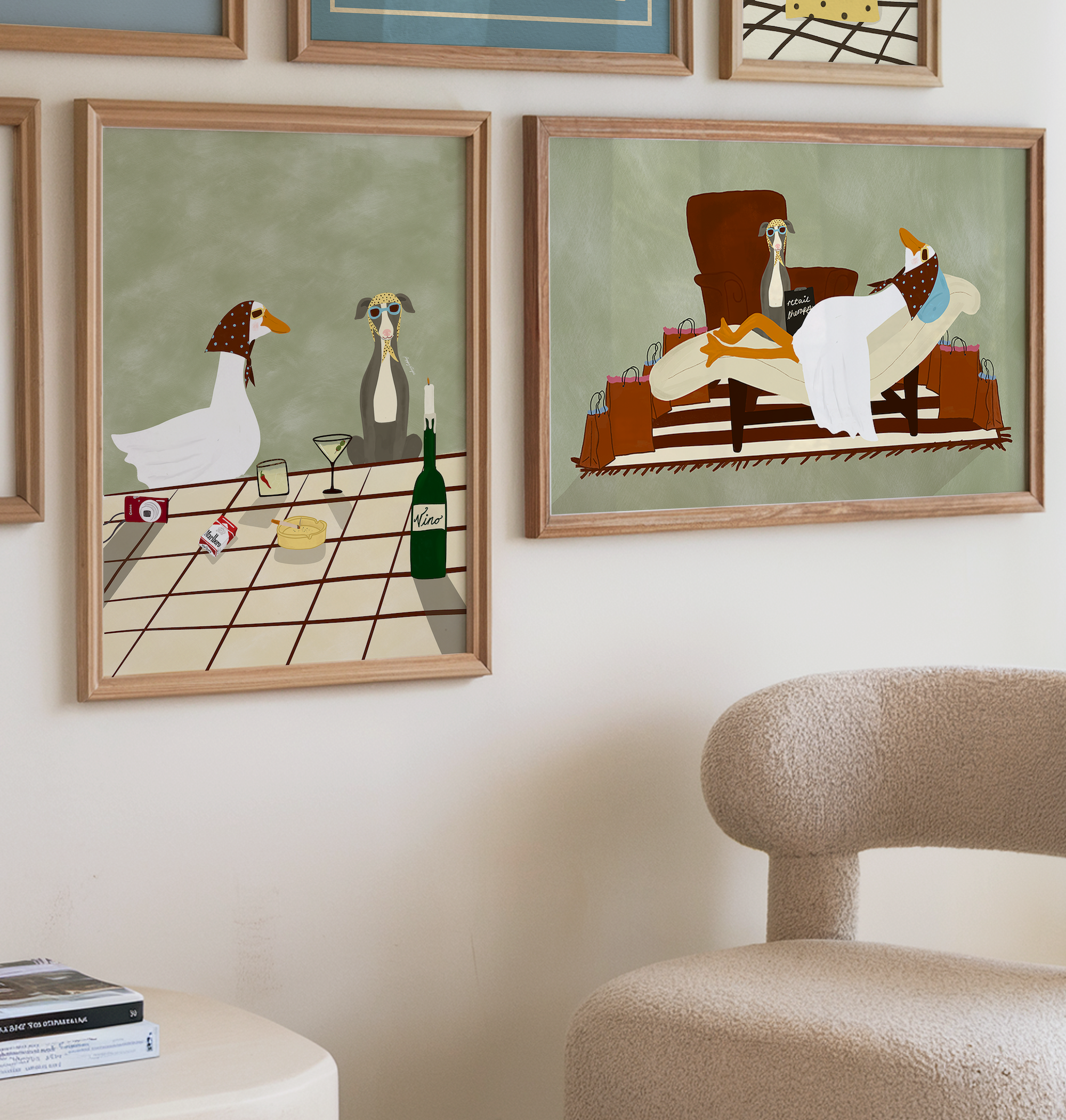 Two Best Friends Print