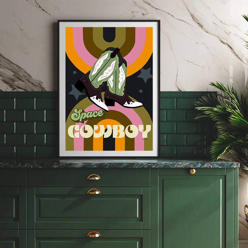 Space Cowboy Print