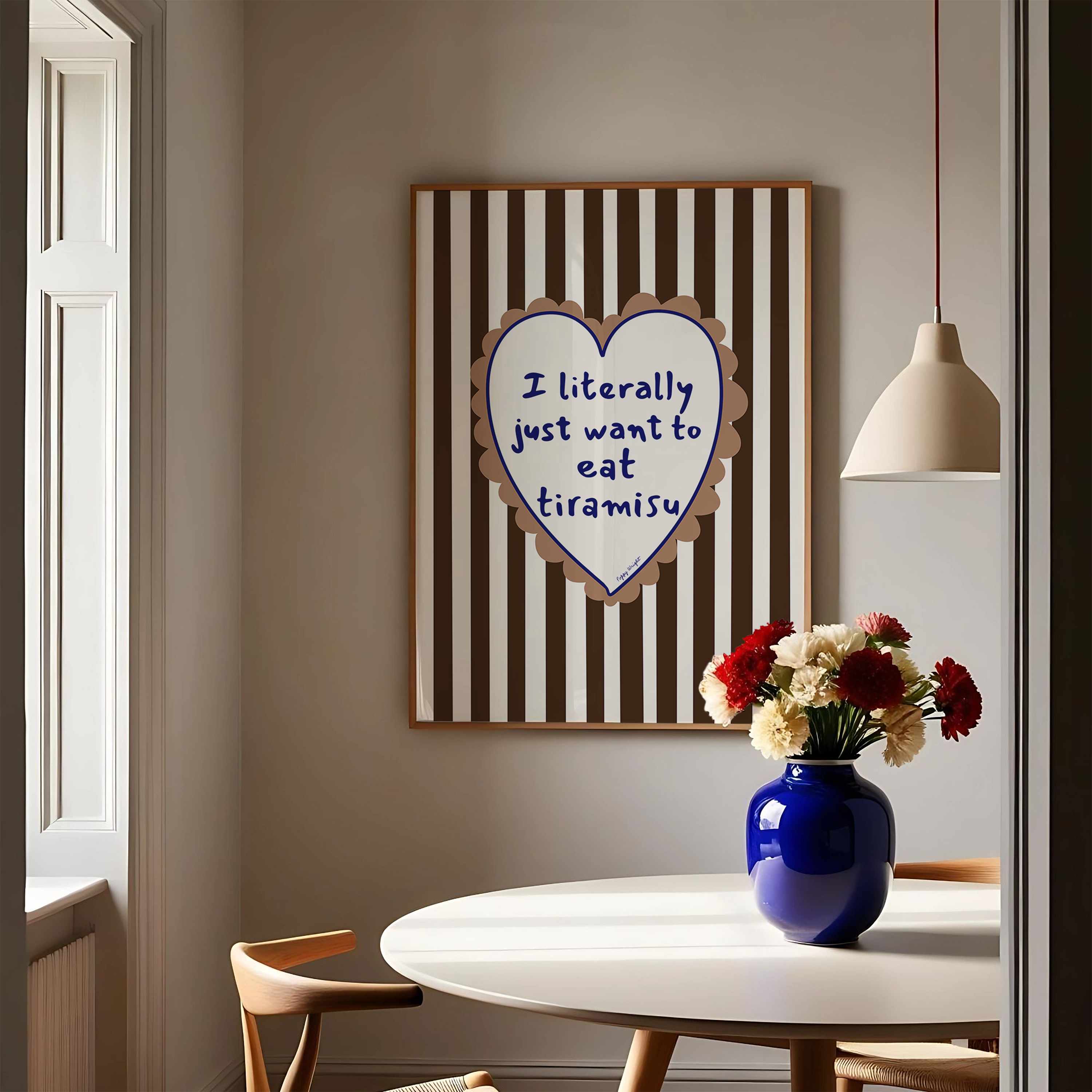 Just Want To Eat Tiramisu Print