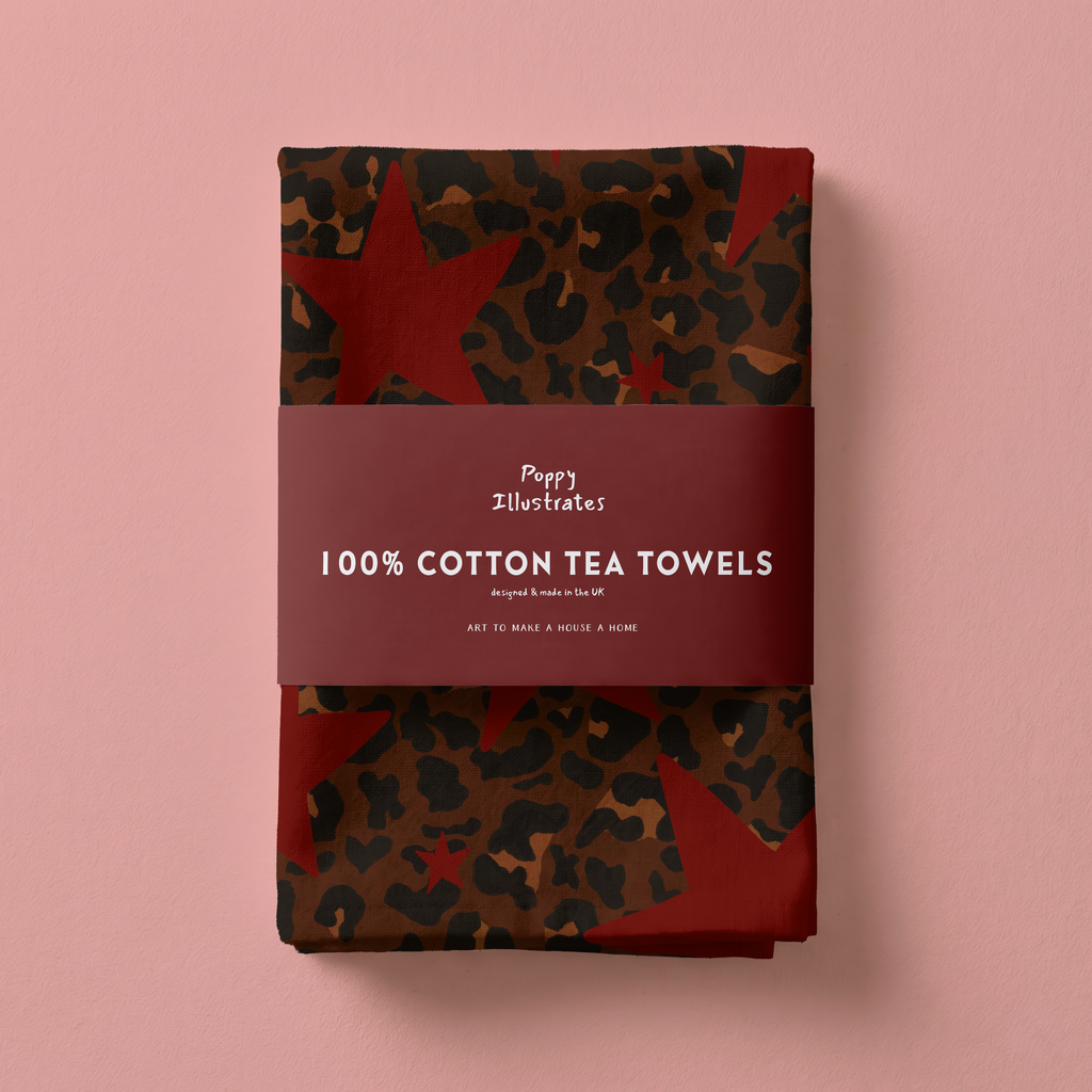 Leopard Tea Towel