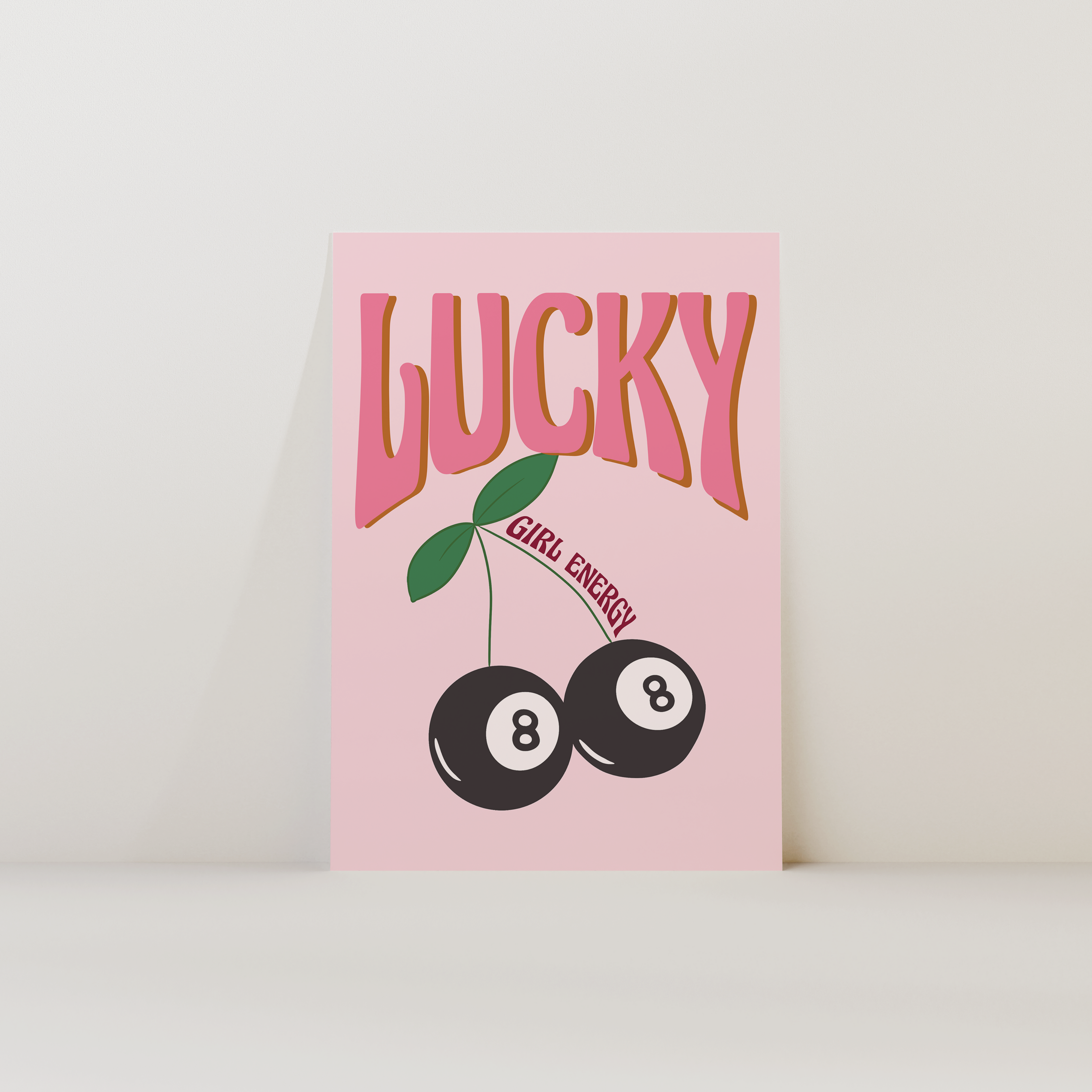 Lucky Girl Energy Print