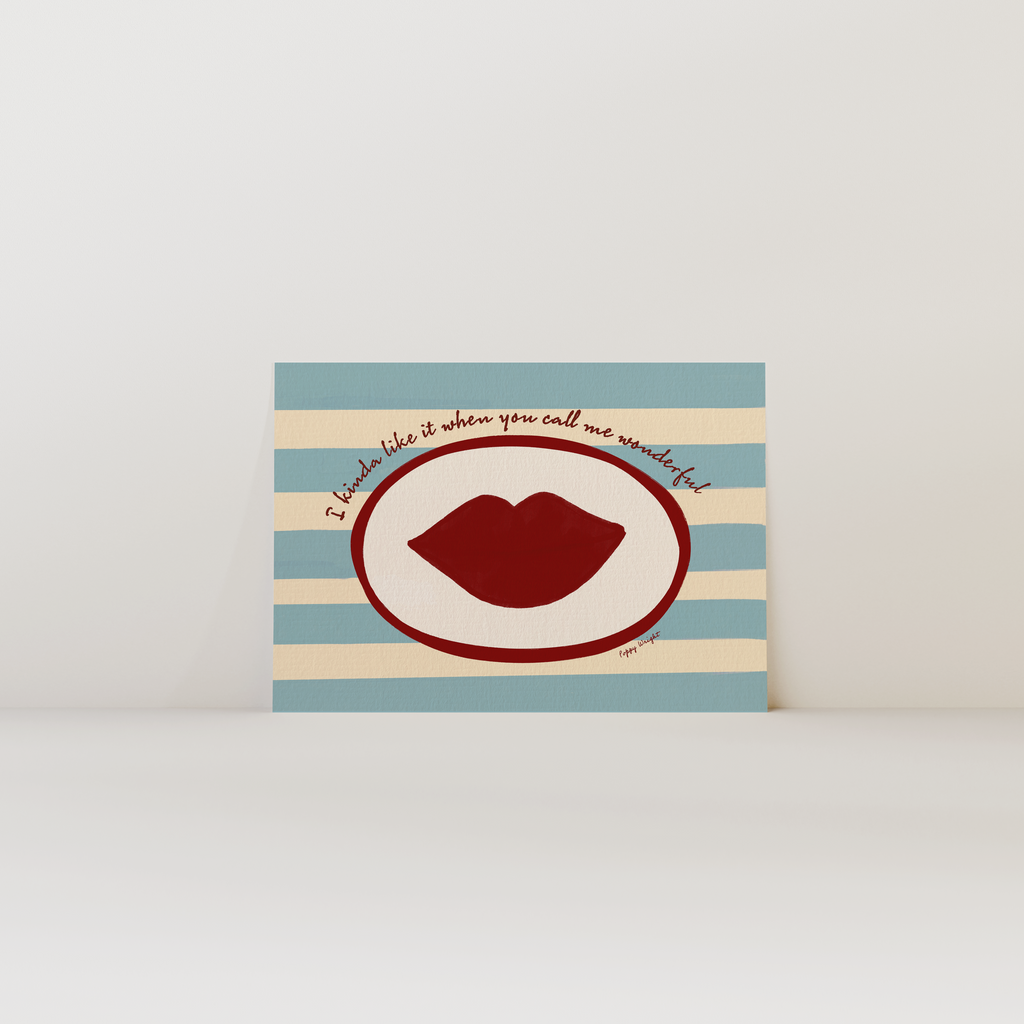 Call Me Wonderful Print
