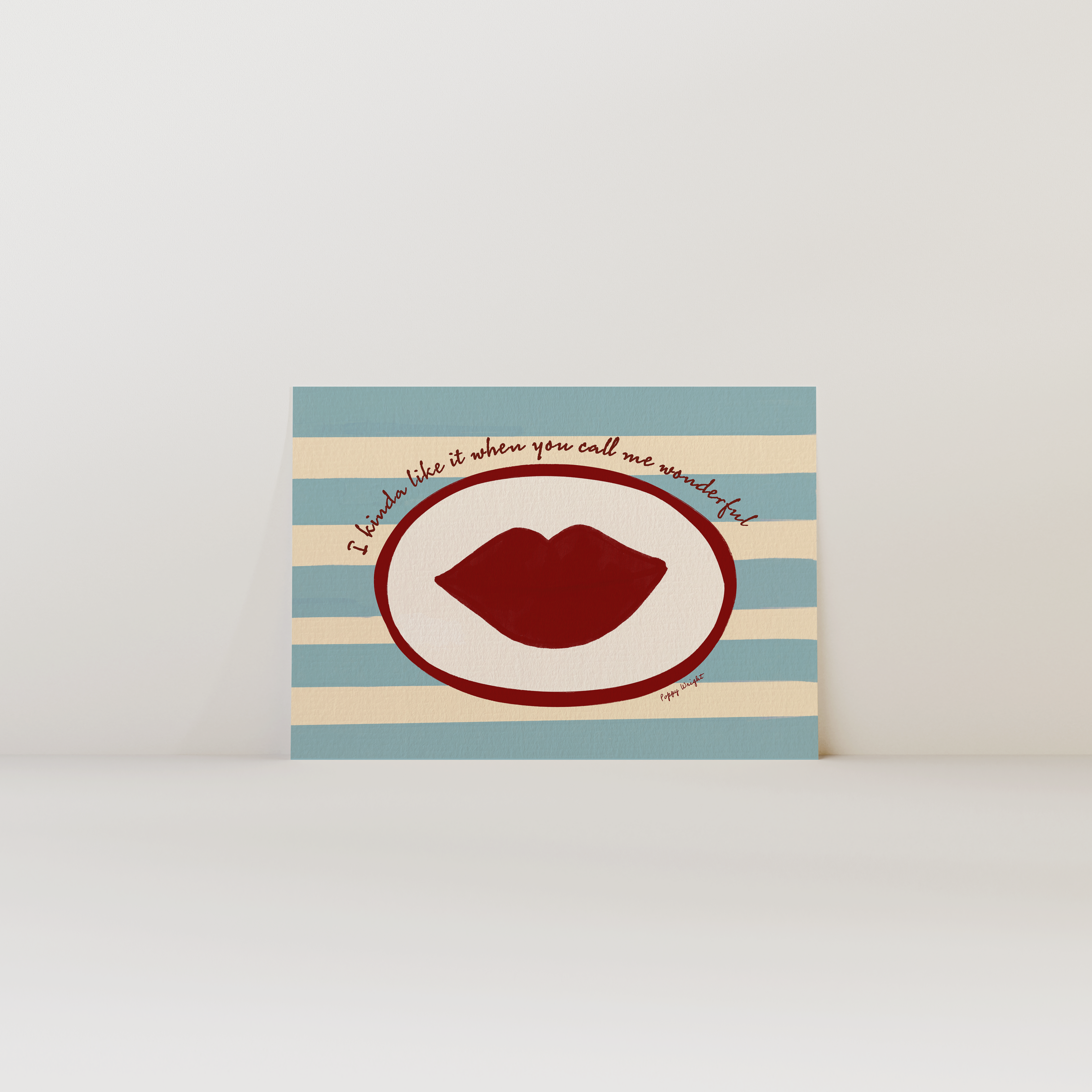 Call Me Wonderful Print