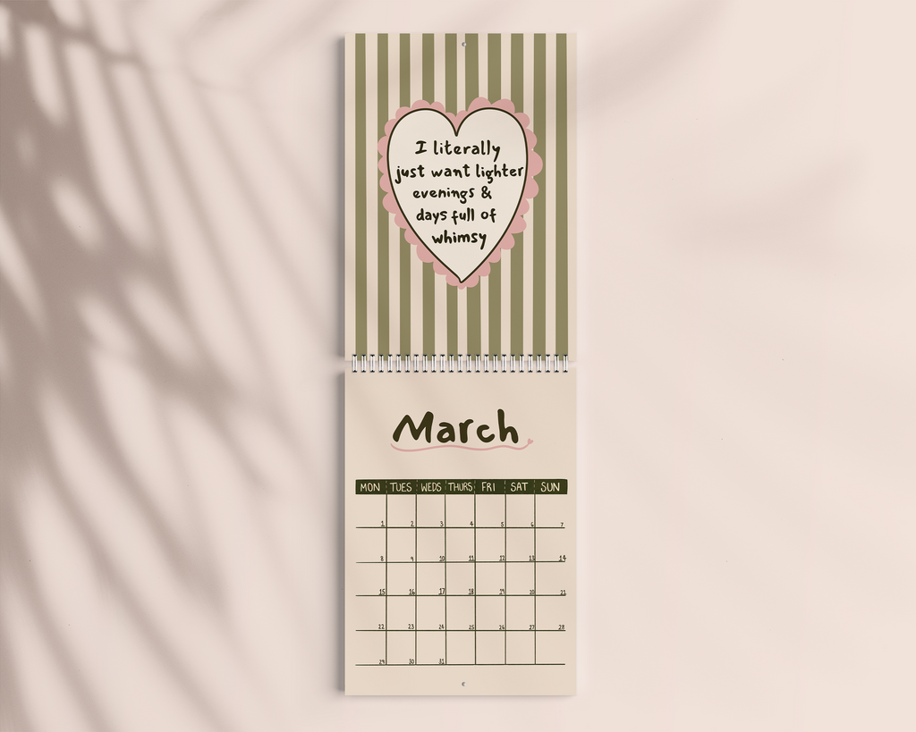 *COMING SOON* 2027 Wall Calendar: Small Joyful Wishes