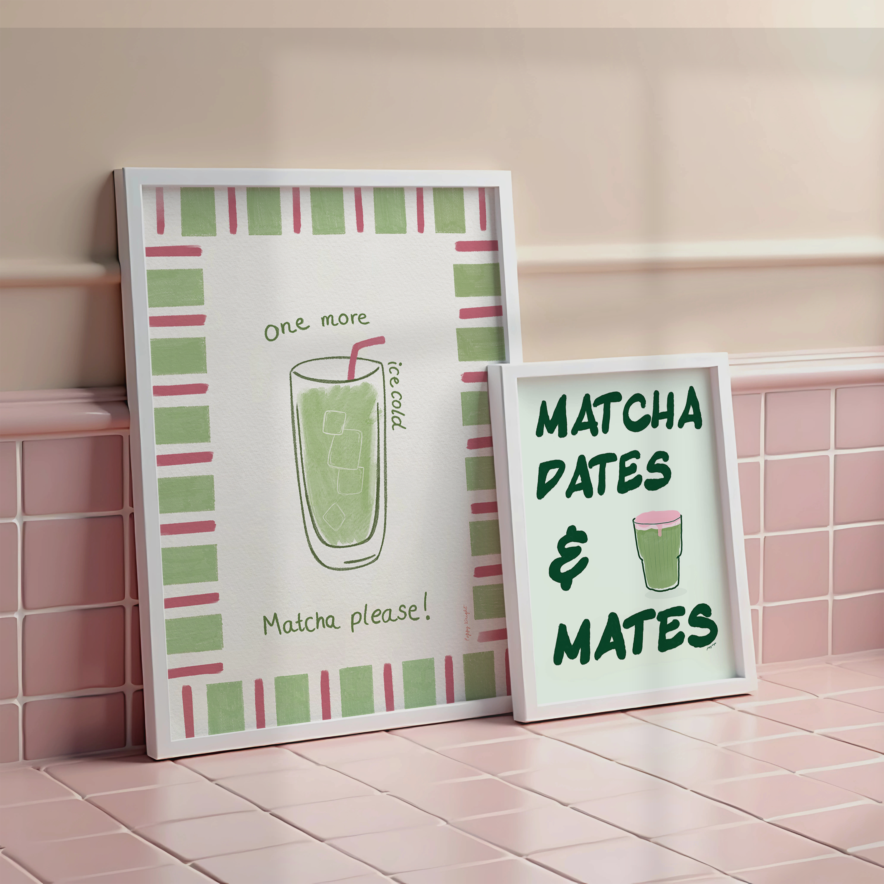 Matcha Dates & Mates Print
