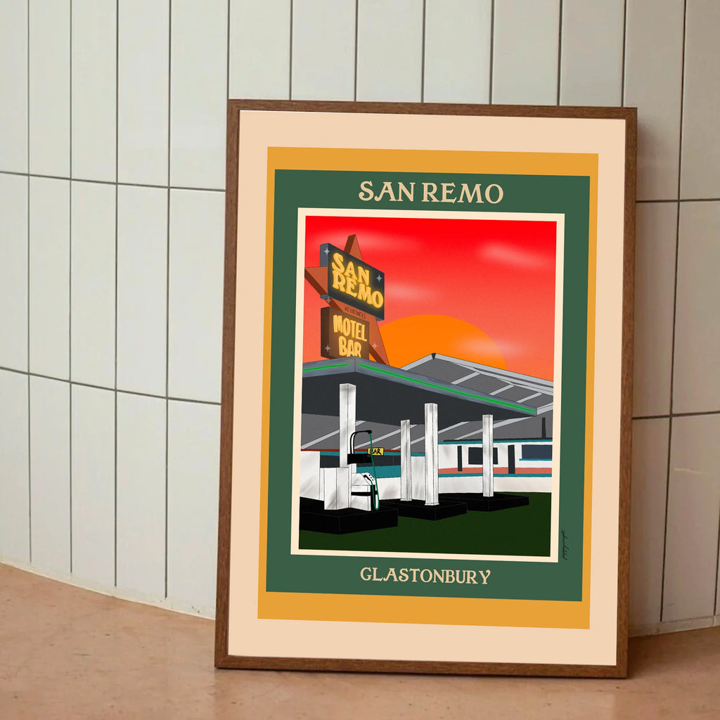 San Remo Glasto Print