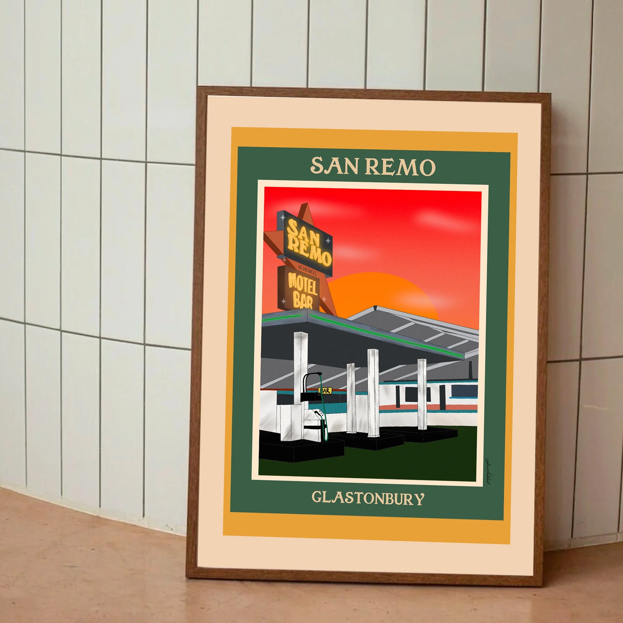 San Remo Glasto Print