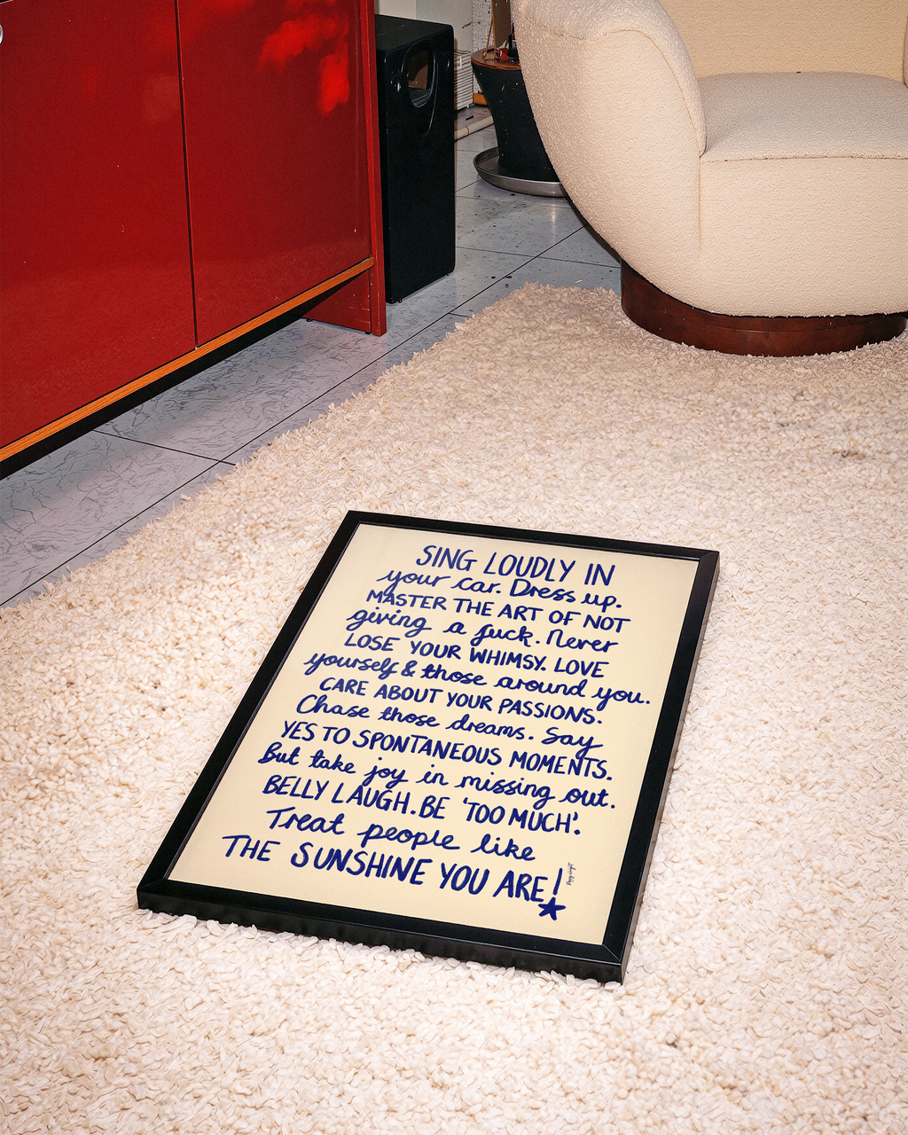 Sing Loudly In Your Car Print