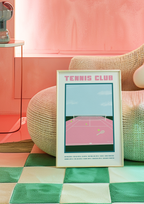 Tennis Club Print