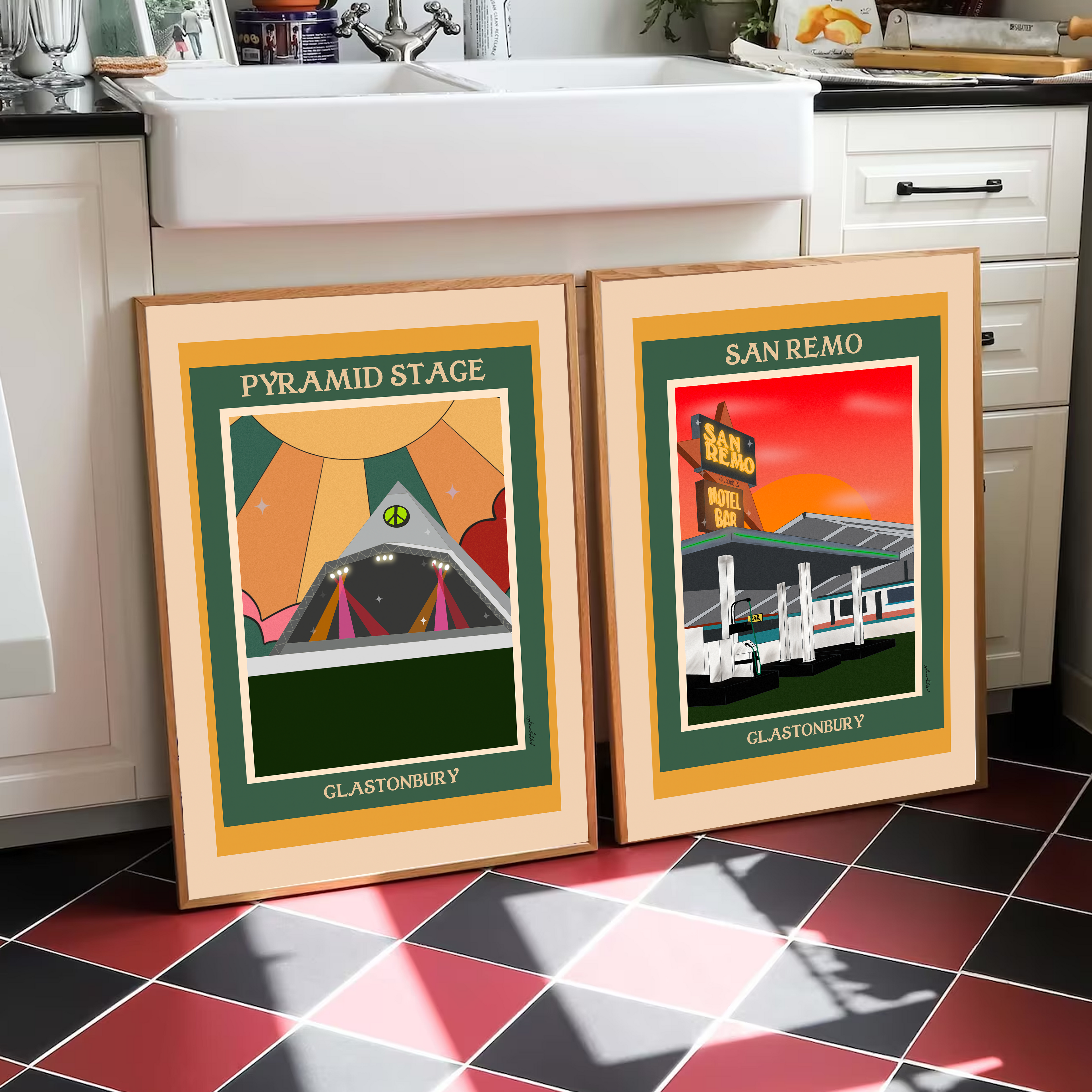 Pyramid Stage Print
