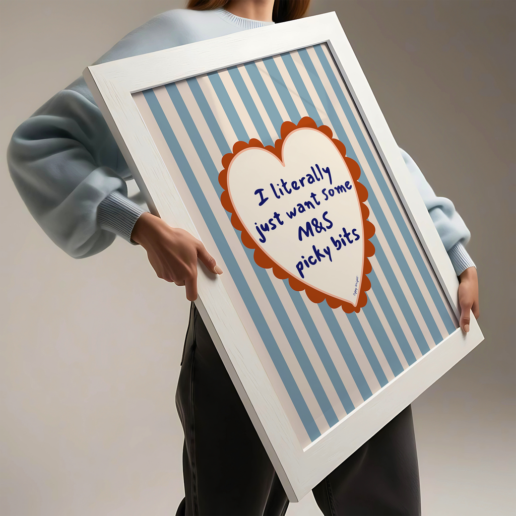 Just Want M&S Picky Bits Print